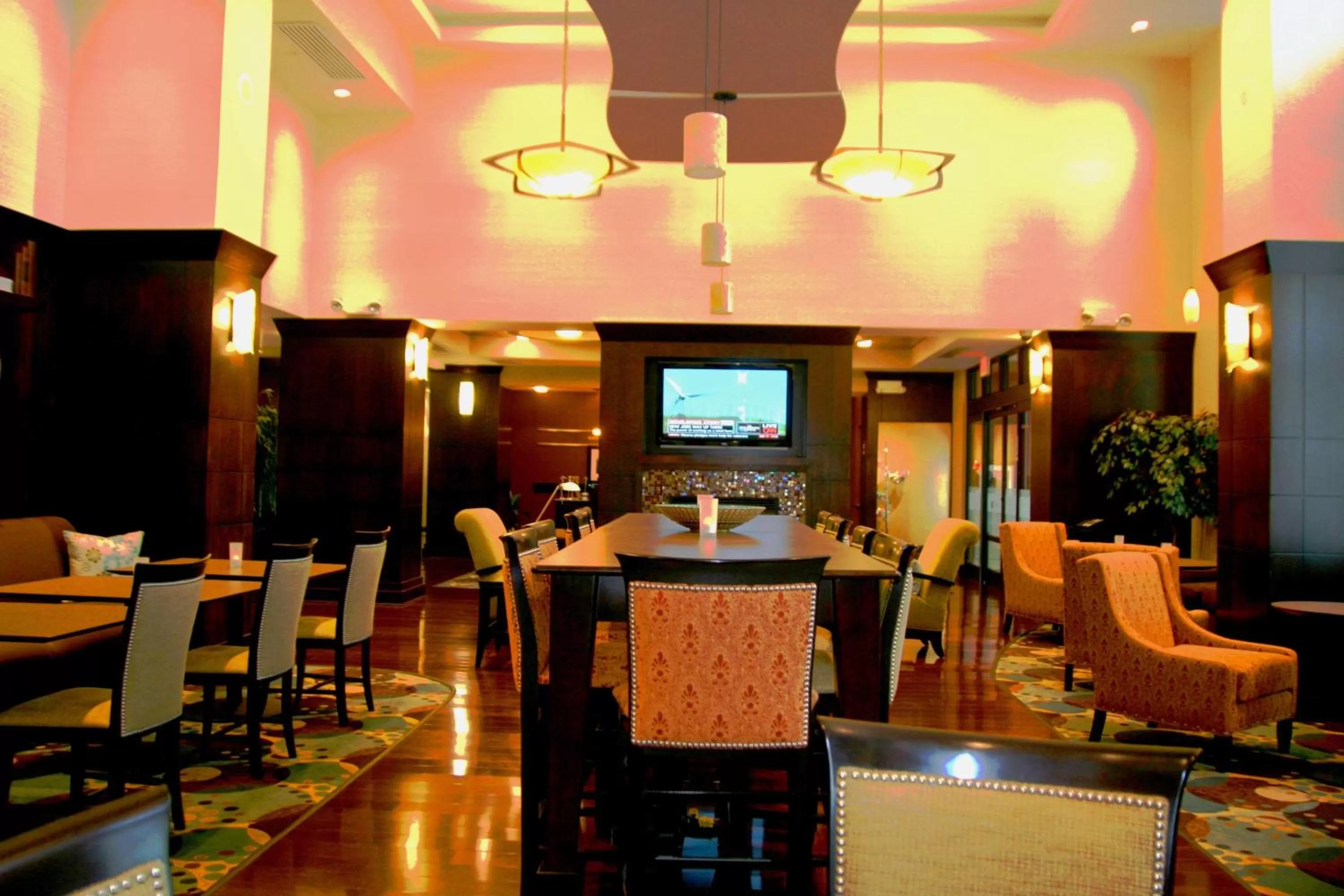Lobby or reception in Hampton Inn & Suites Detroit-Canton
