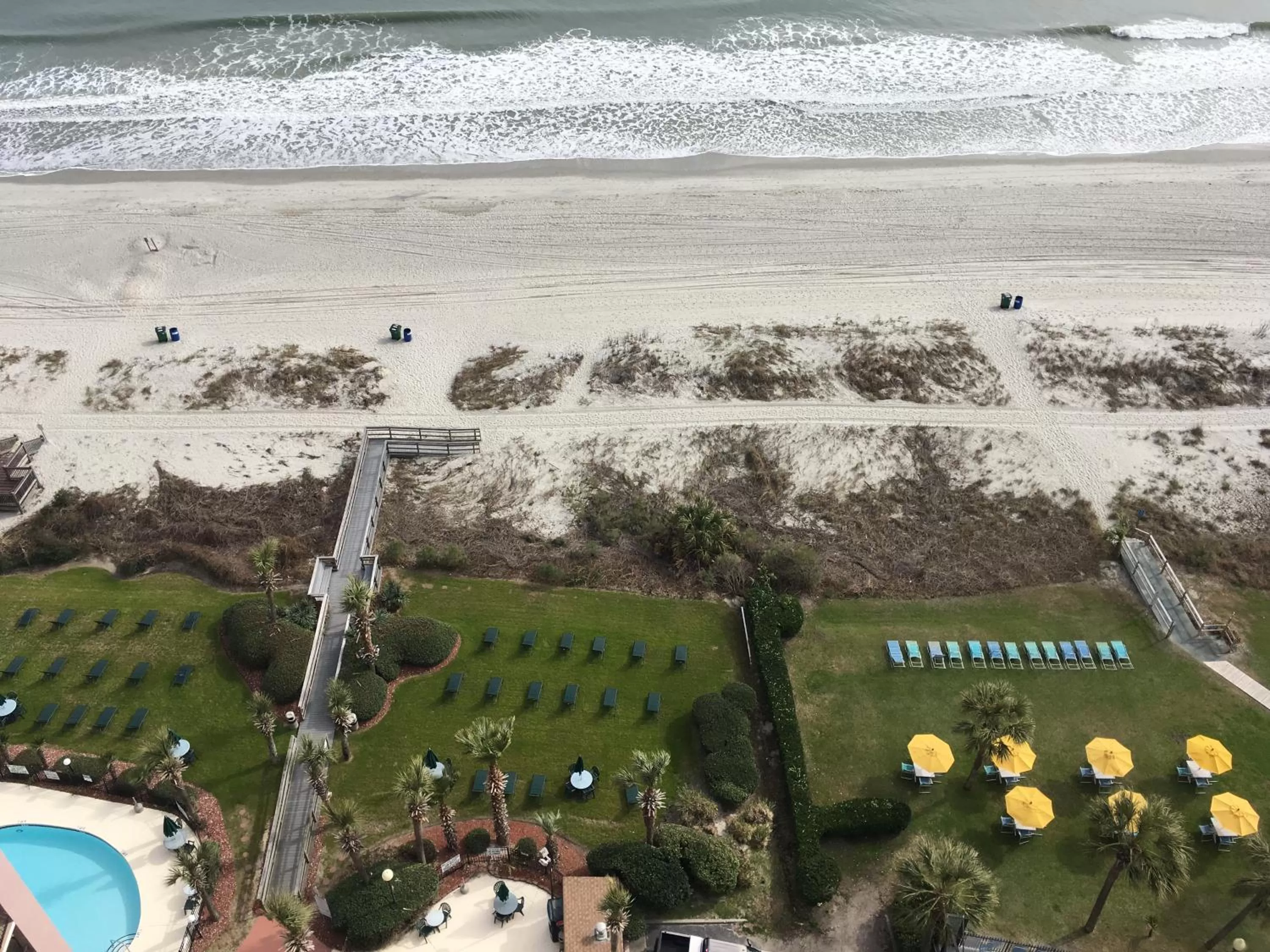 Bird's eye view in Suites at the Beach