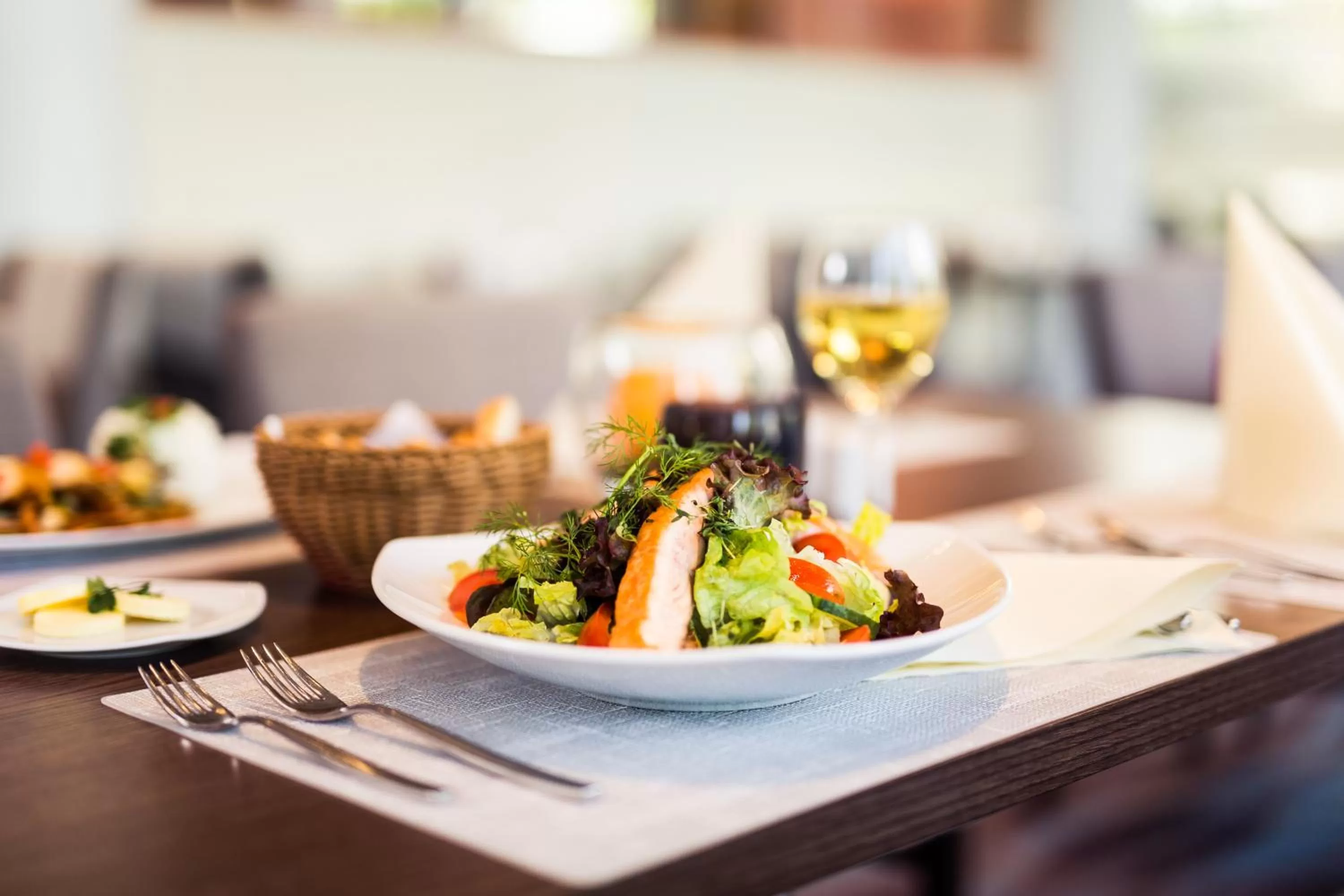 Food close-up in Novotel Chennai OMR