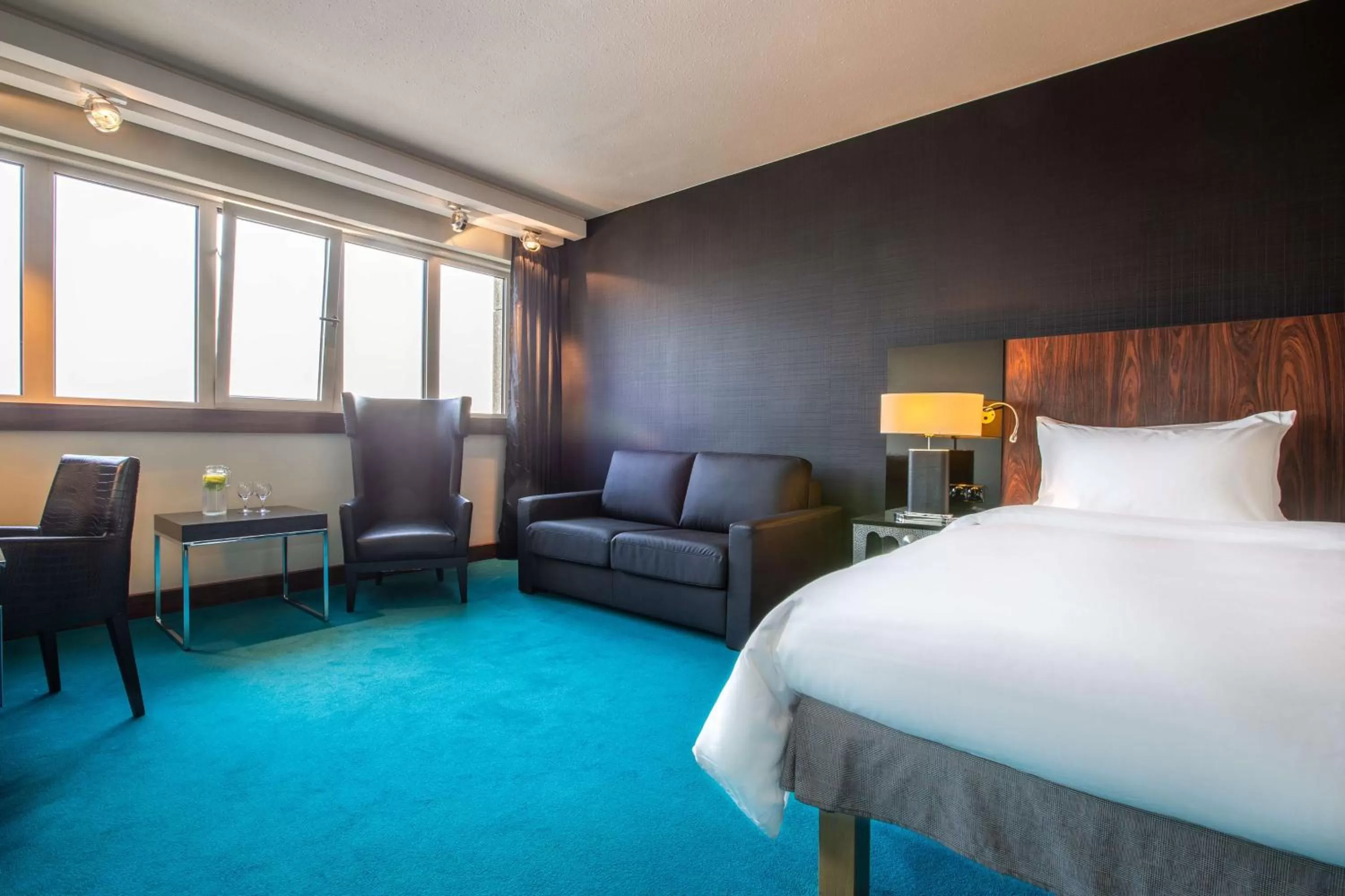 Bedroom, Bed in Radisson Blu Hotel, Hamburg