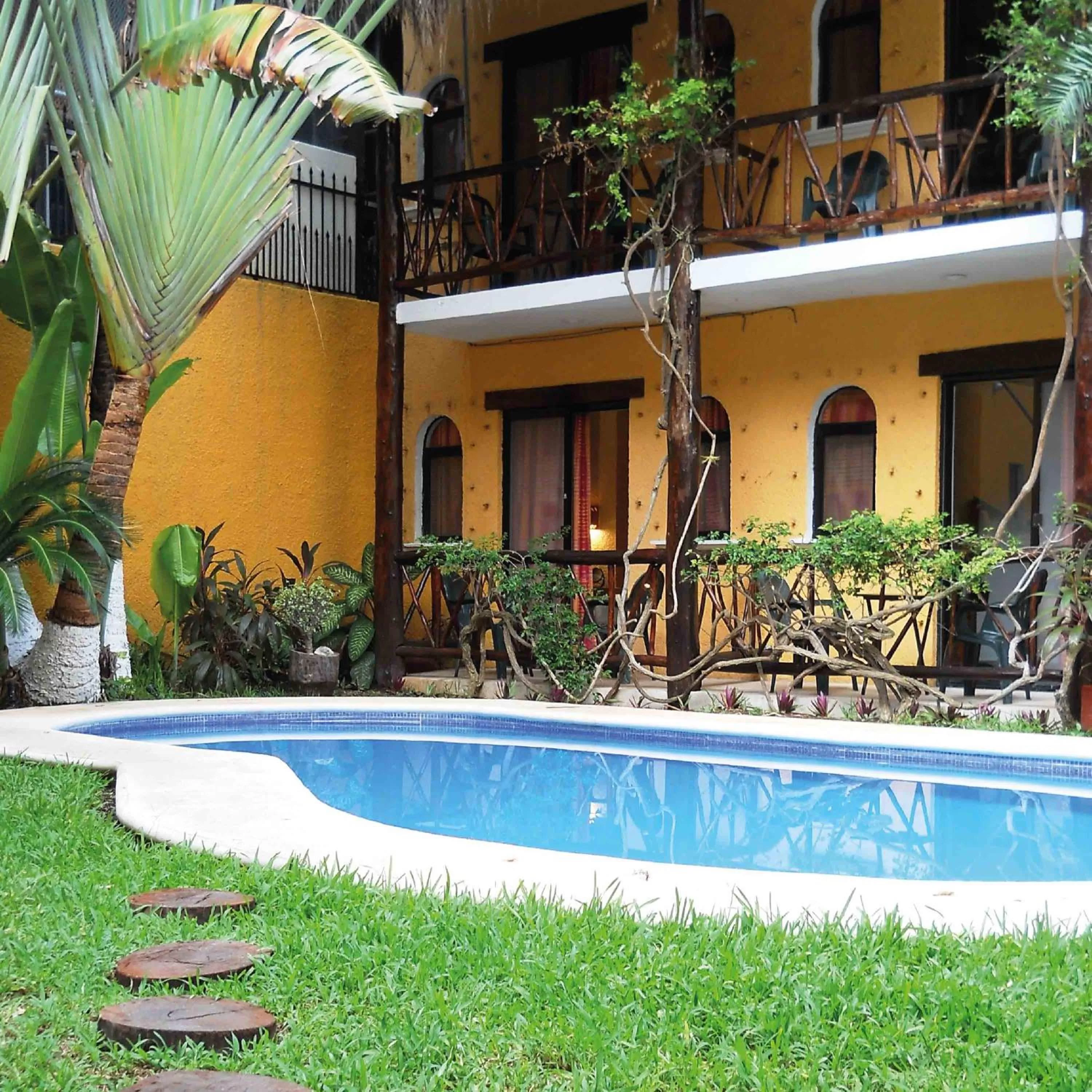 Property building in Hotel Bosque Caribe, 5th Av. zone