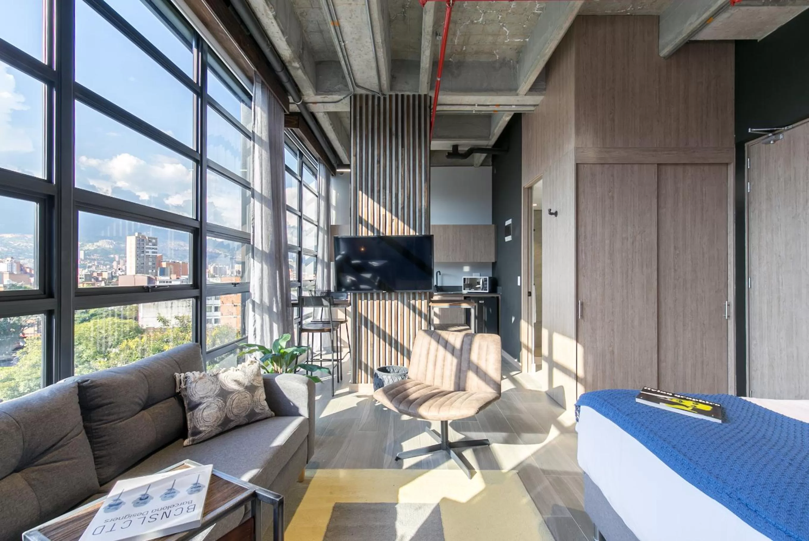 TV and multimedia in Factory Lofts Hotel