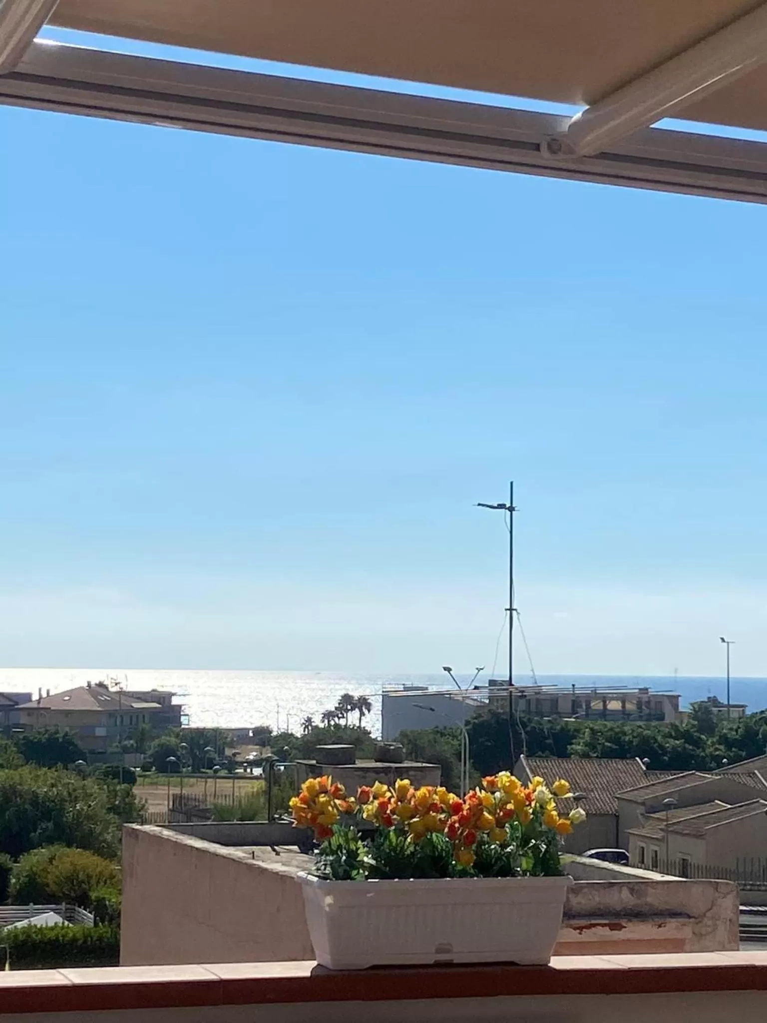 Balcony/Terrace in Seaside B&B Avola