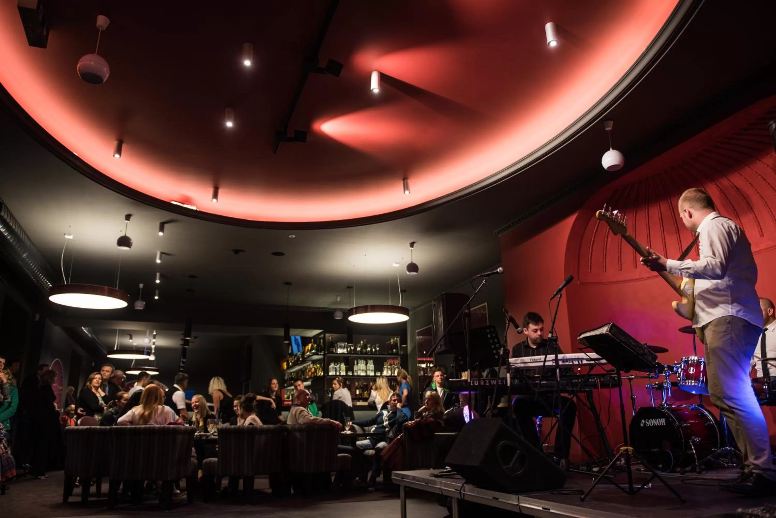 Lounge or bar in Grandhotel Ambassador Národní Dům