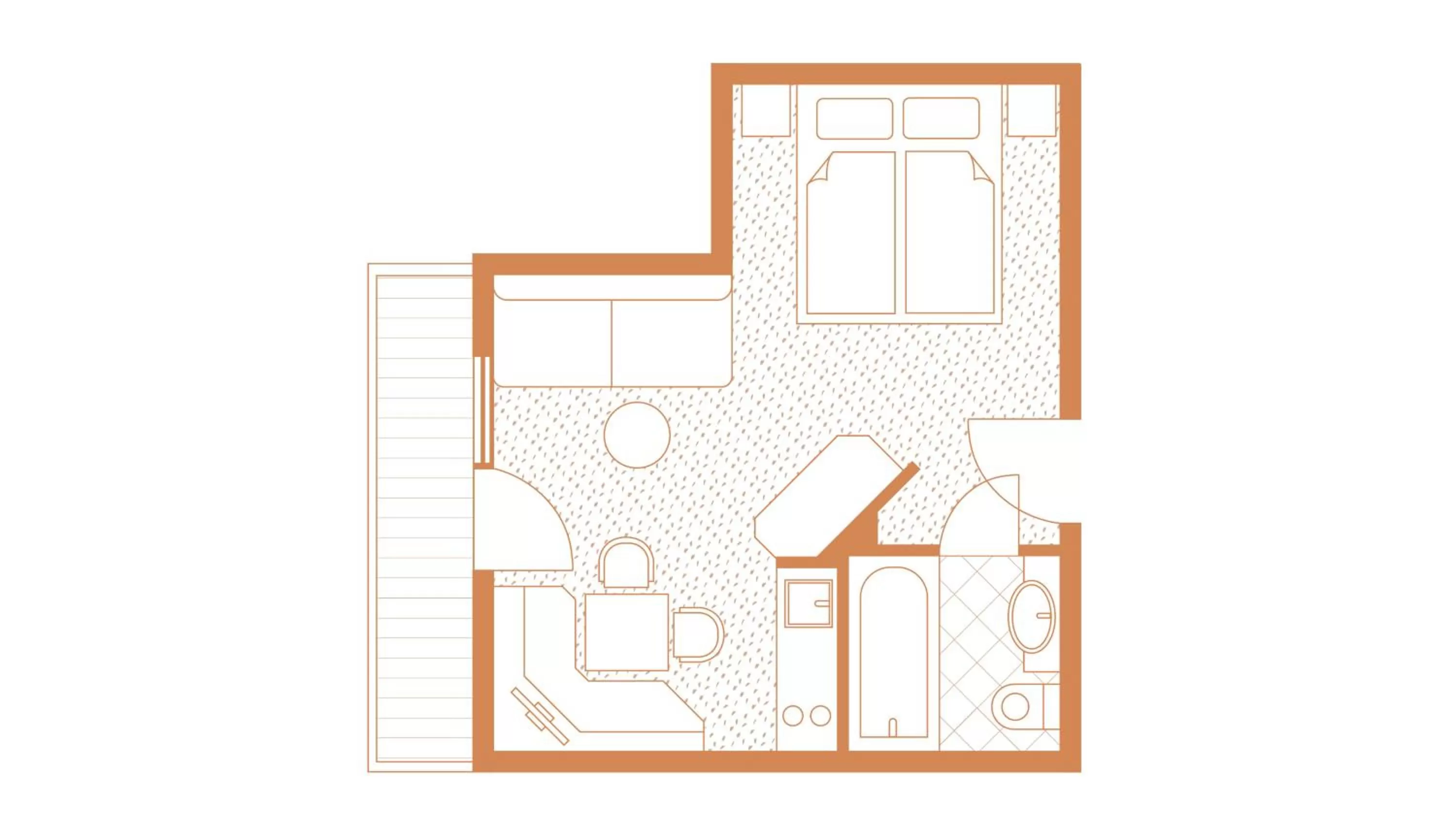Floor plan in Appartements KATHRIN