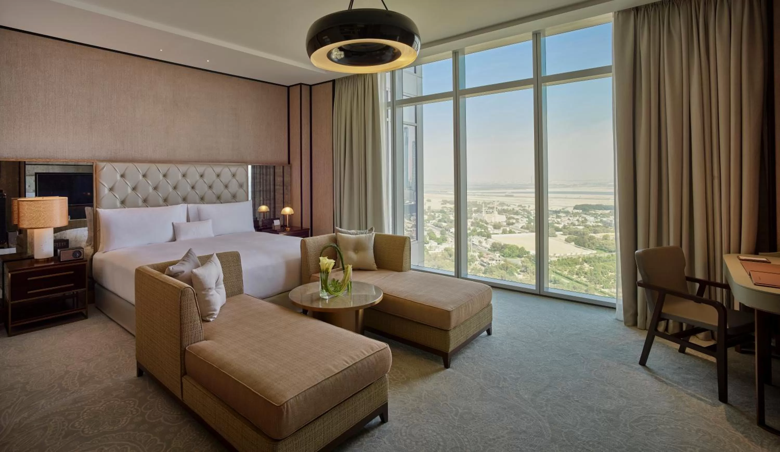 Bed in Waldorf Astoria Dubai International Financial Centre