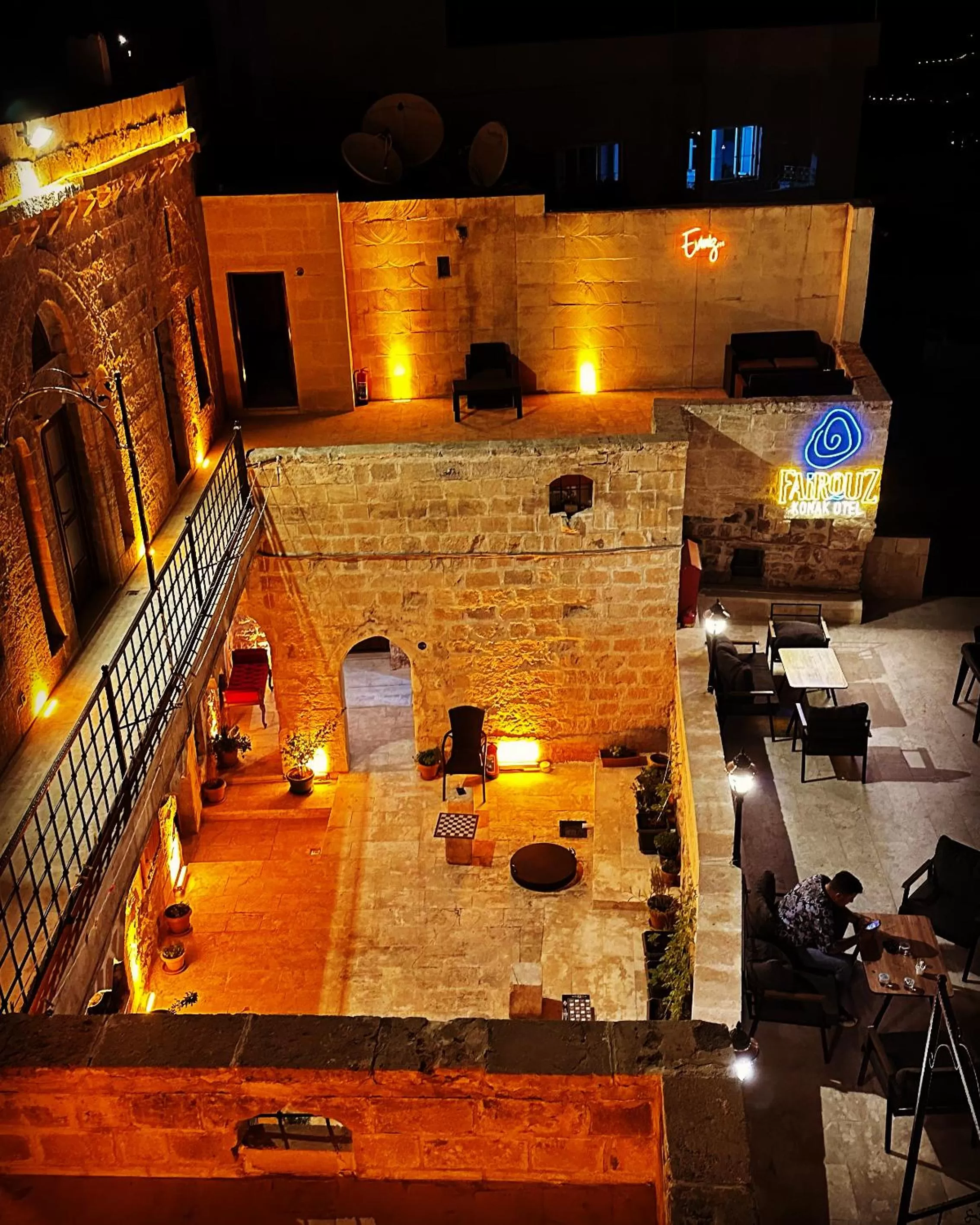 Patio in Fairouz Konak Otel