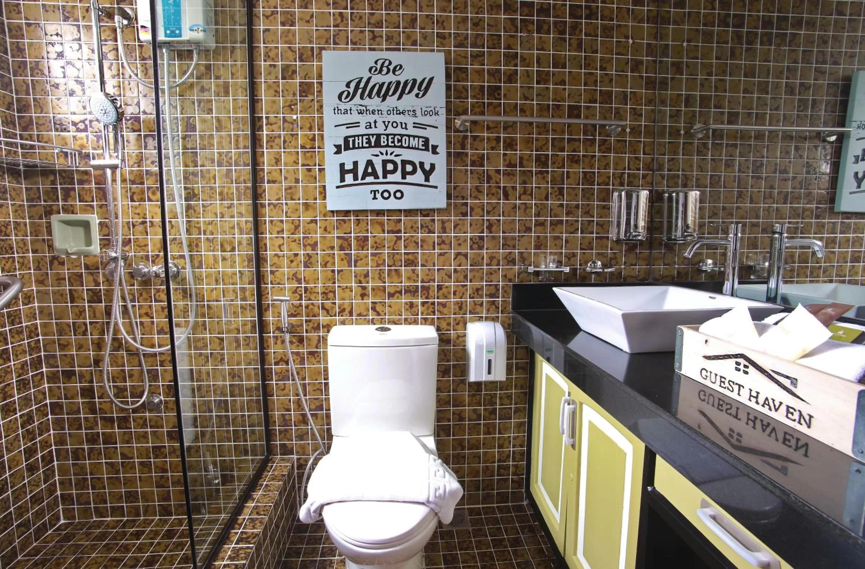 Toilet, Bathroom in Guesthaven Baguio Bed and Breakfast