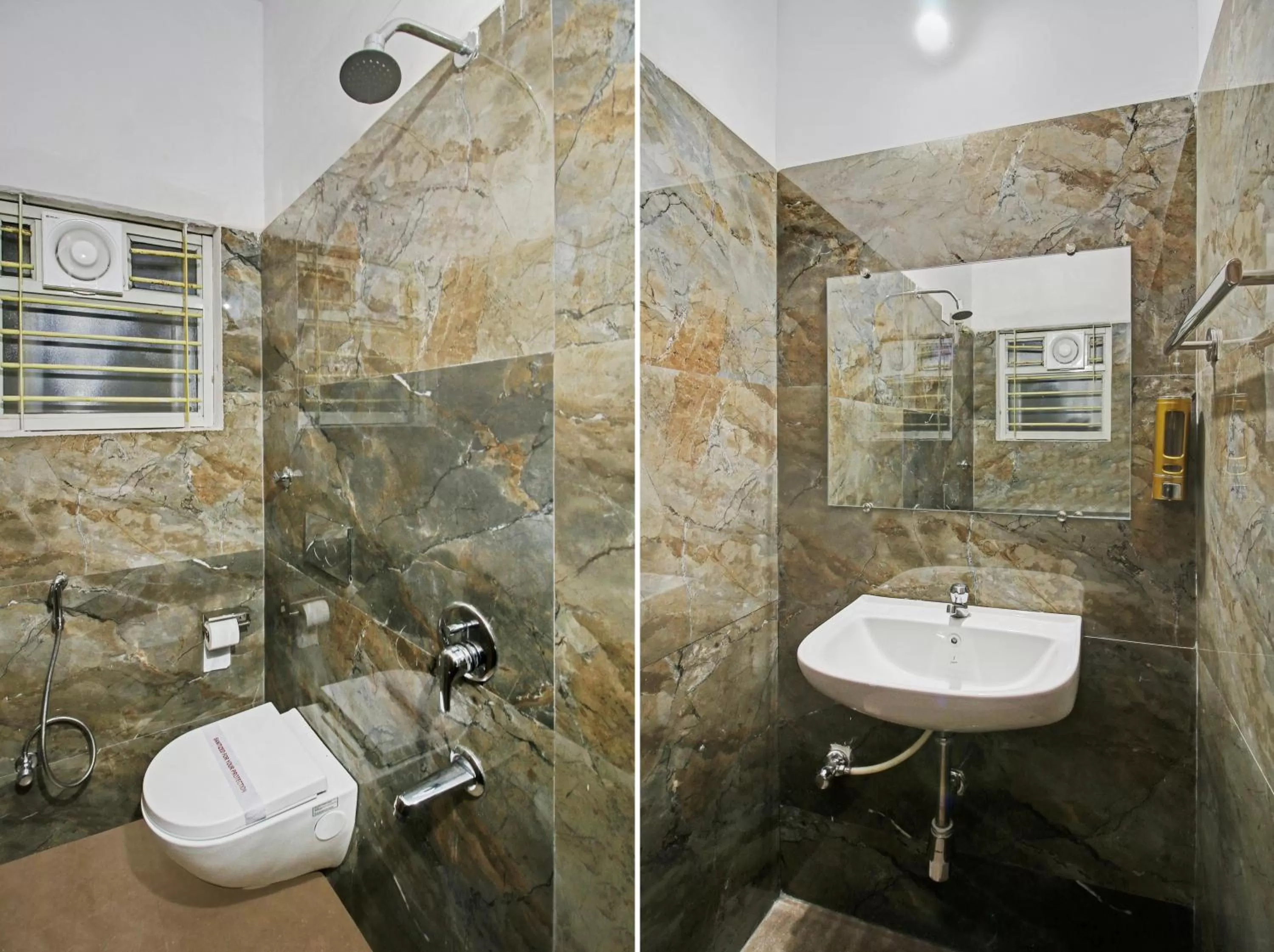 Bathroom in Treebo Krishna Regency ISBT Bus Stop