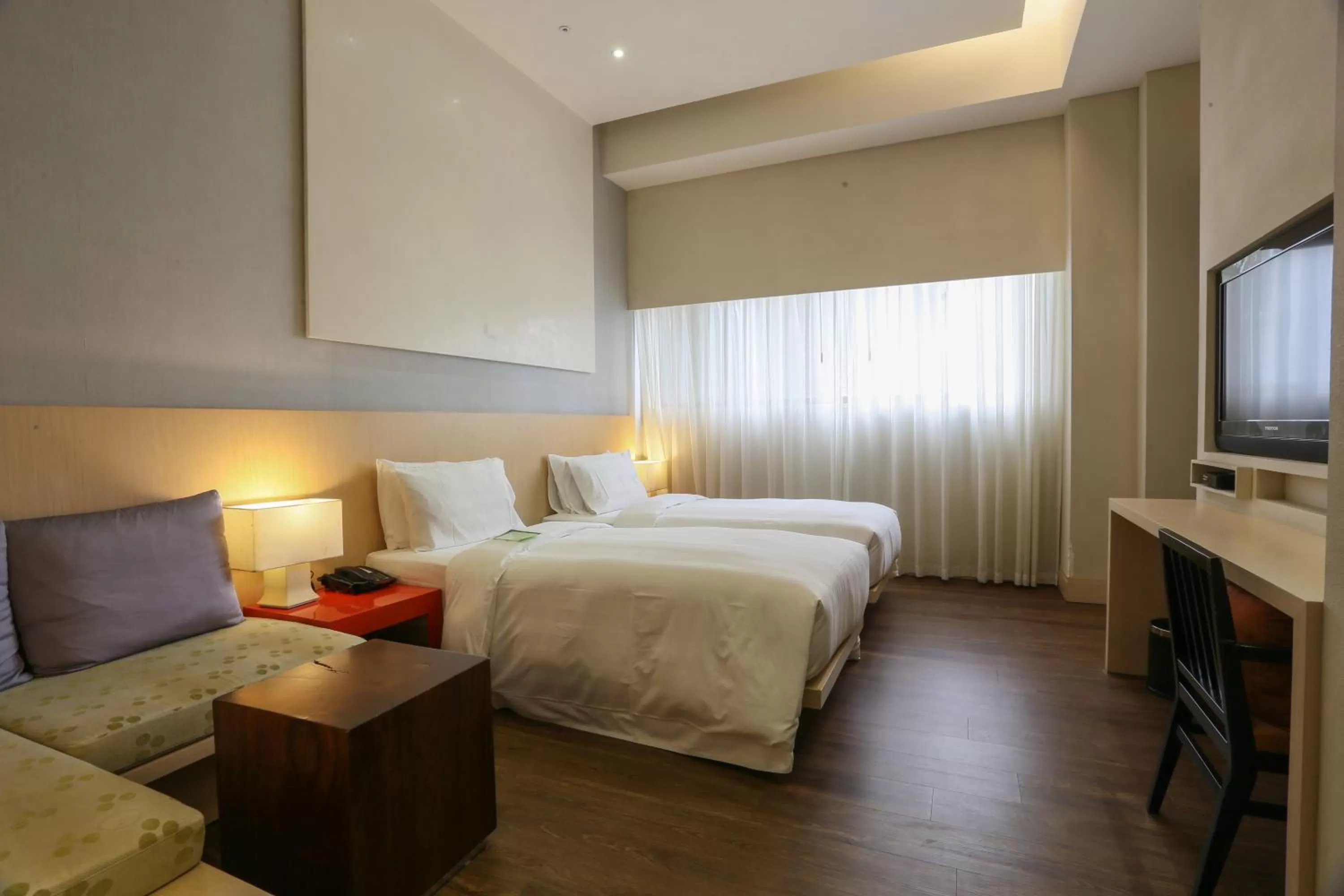 Bed in City Suites - Taipei Nandong