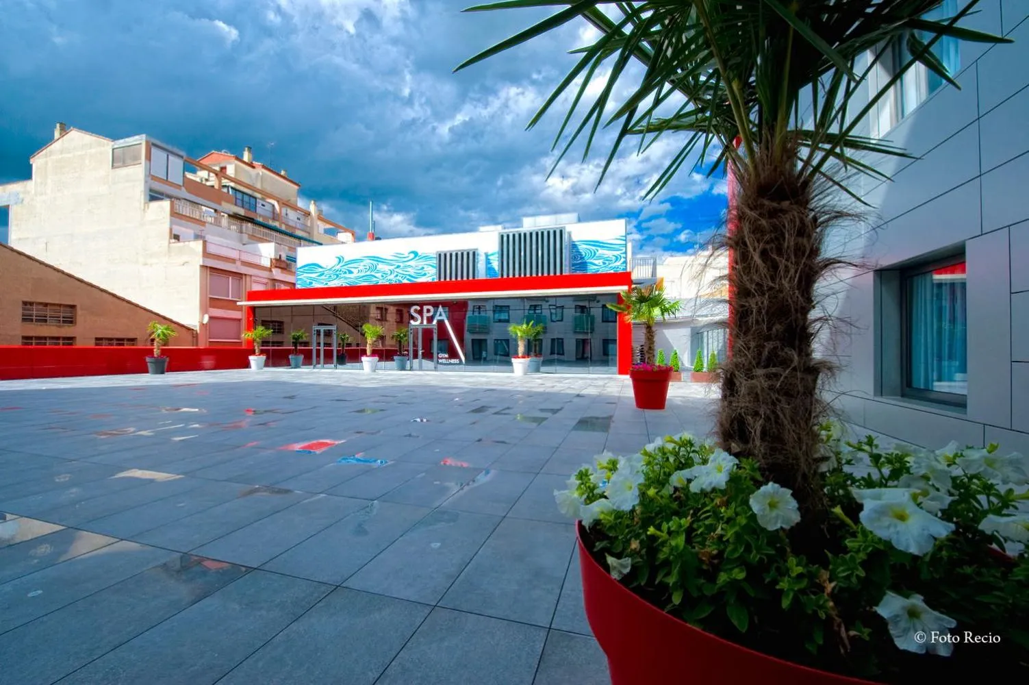 Balcony/Terrace in Hotel & Spa Ciudad de Binéfar