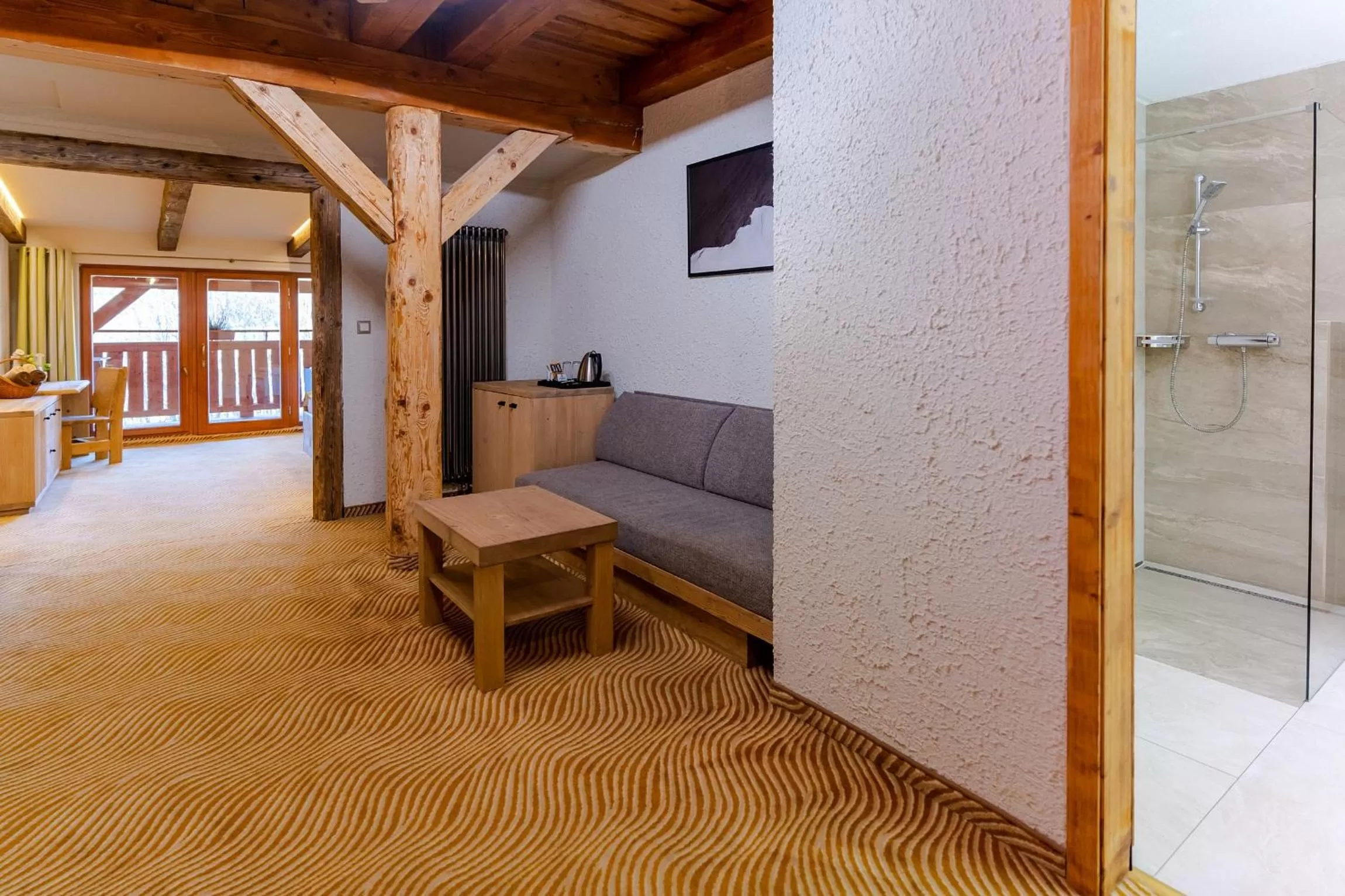 Living room in Hotel Strachanovka - Jánska Koliba