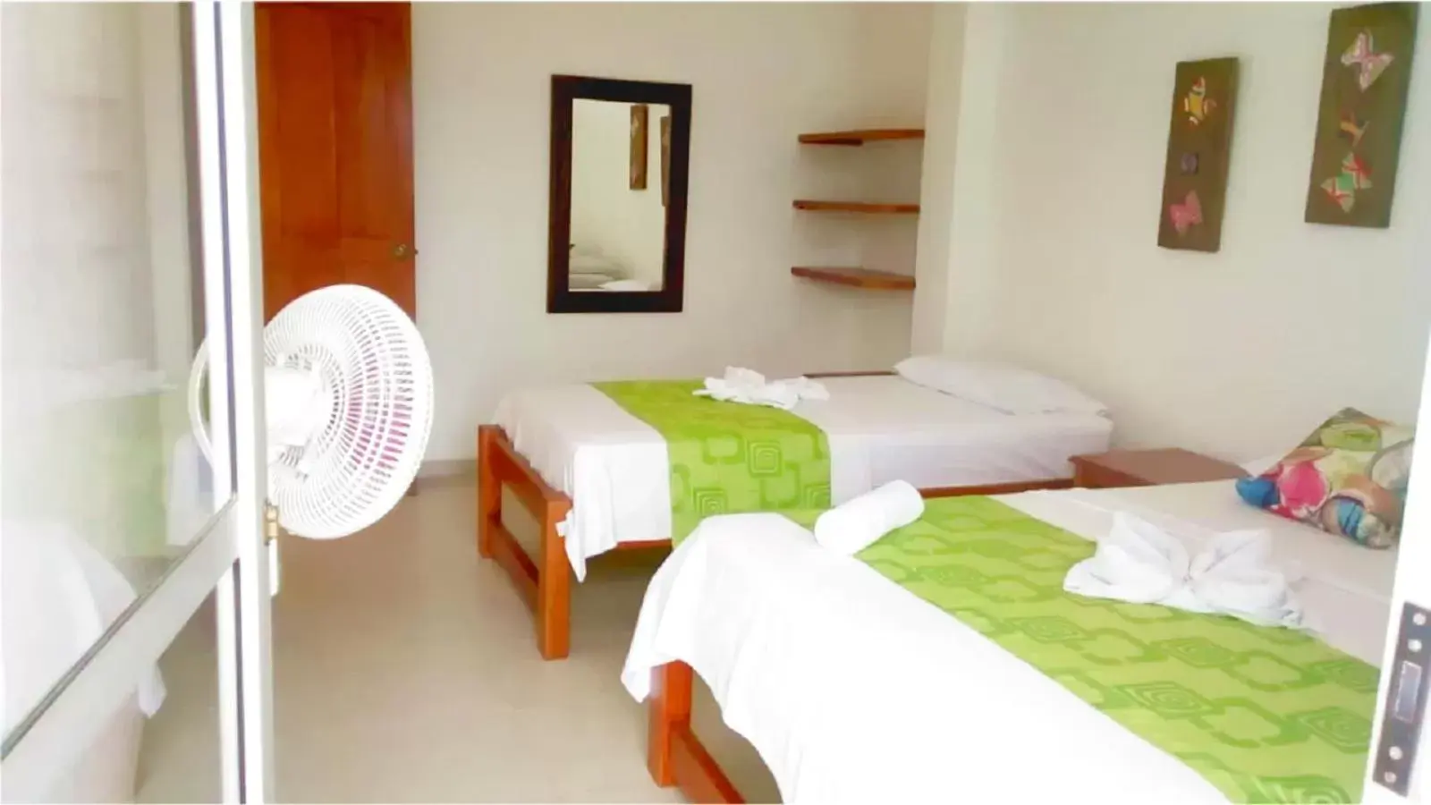 Triple Room with Balcony in Oleajes Capurganá Triple Room with Balcony in Oleajes Capurganá