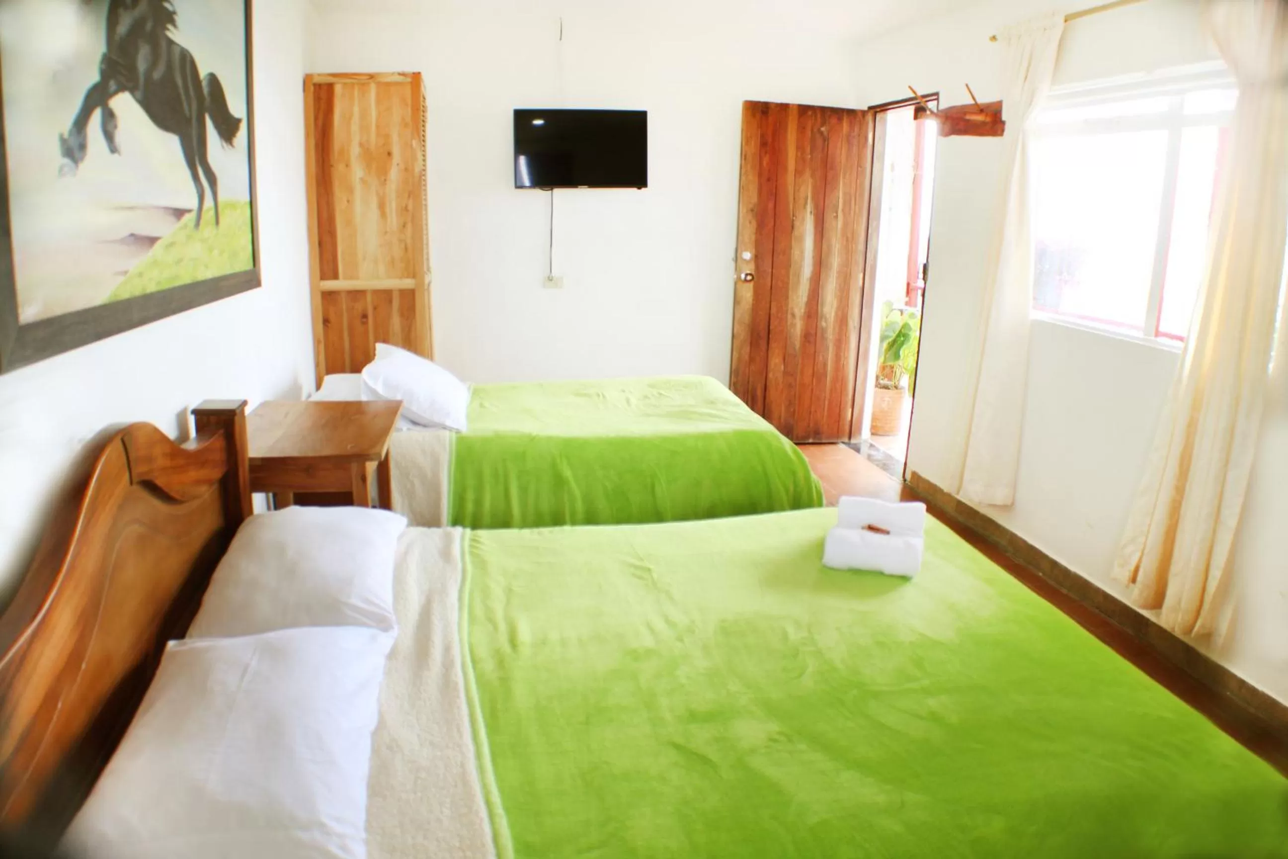 Bed in Eco Lodge La Juanita