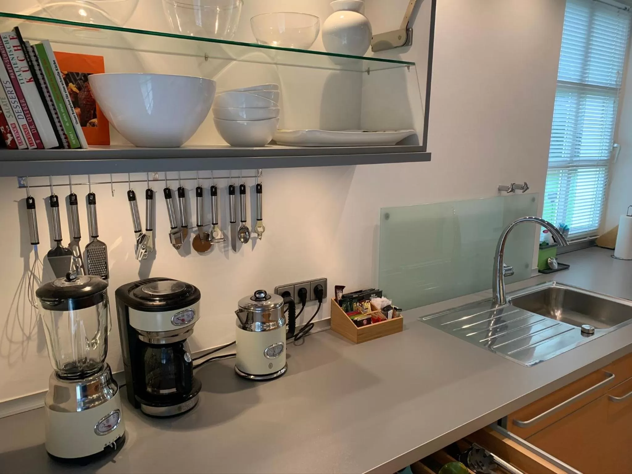 Kitchen/Kitchenette in Park-Lodge Am Rohrbusch