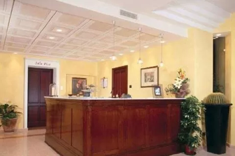 Lobby or reception in Hotel La Cantina