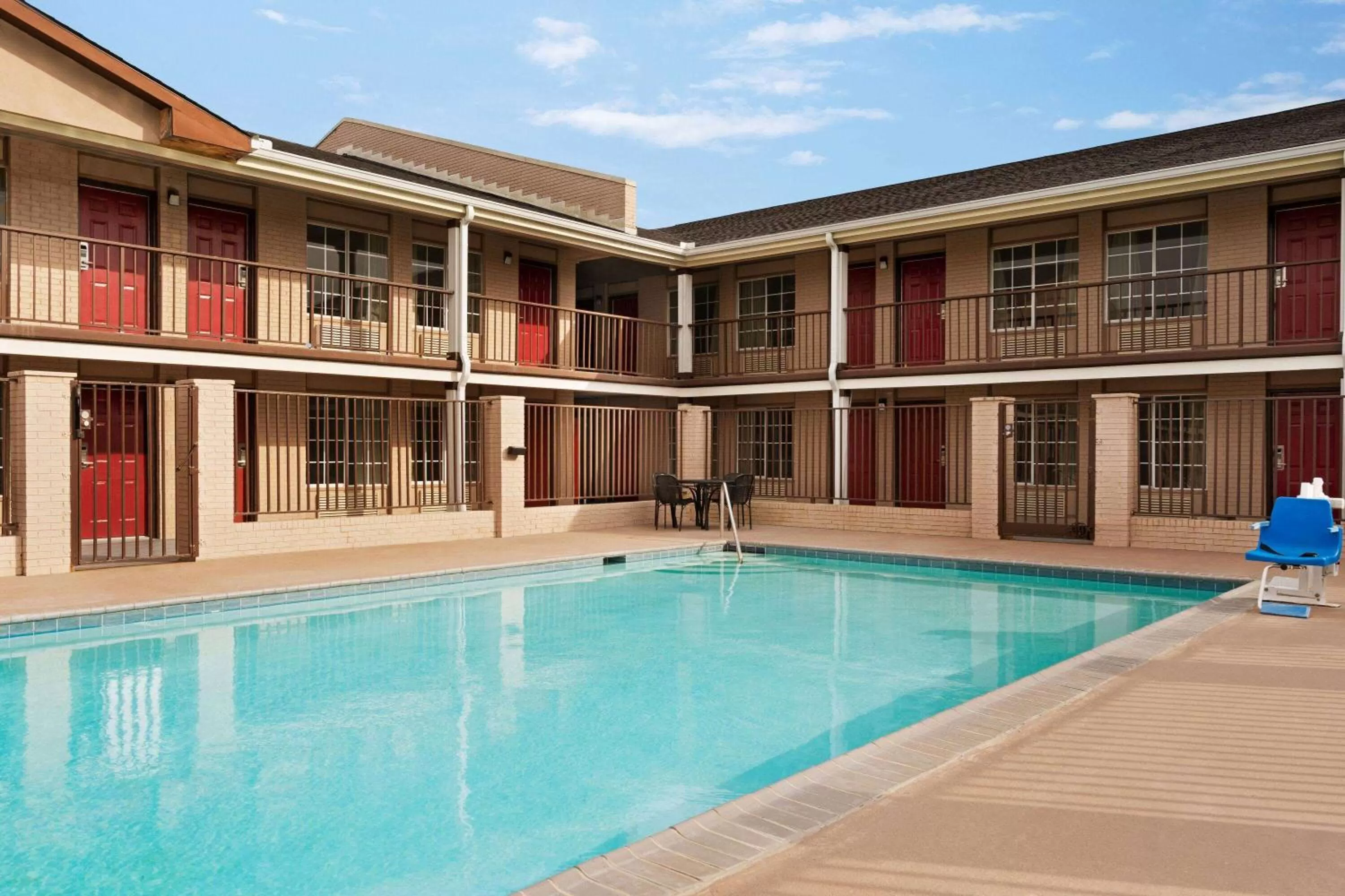 Pool view in Super 8 by Wyndham Gulfport Airport NW Near Biloxi