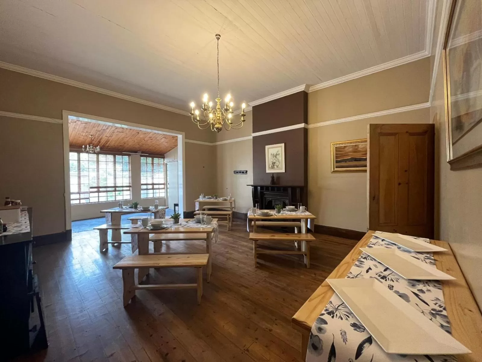 Dining area in Lindela House