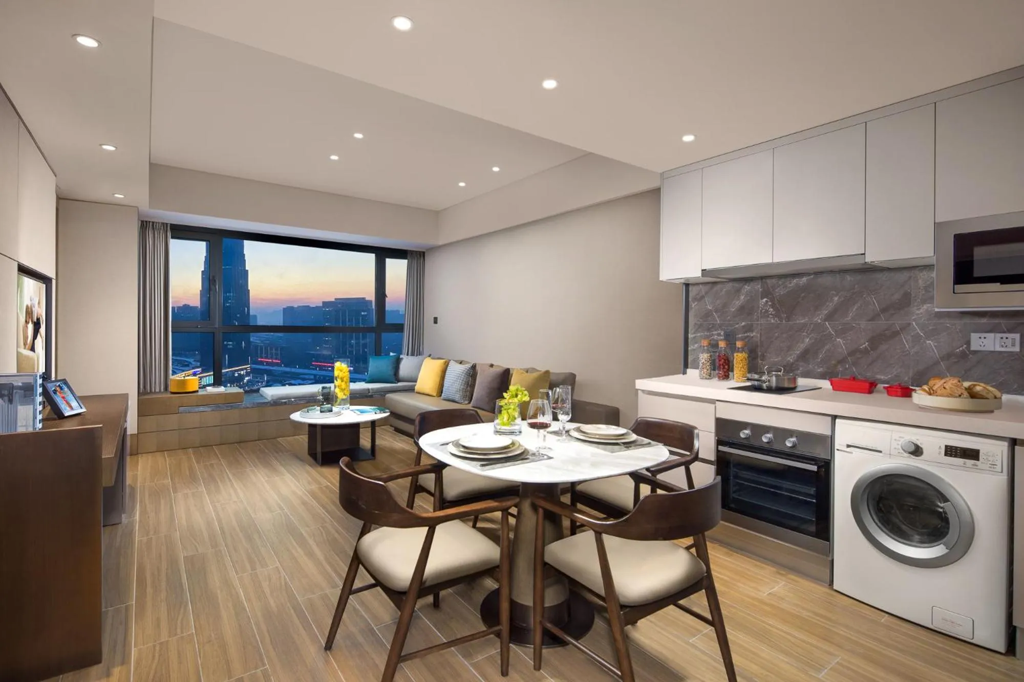 Kitchen or kitchenette in Somerset Zhongmao Changchun