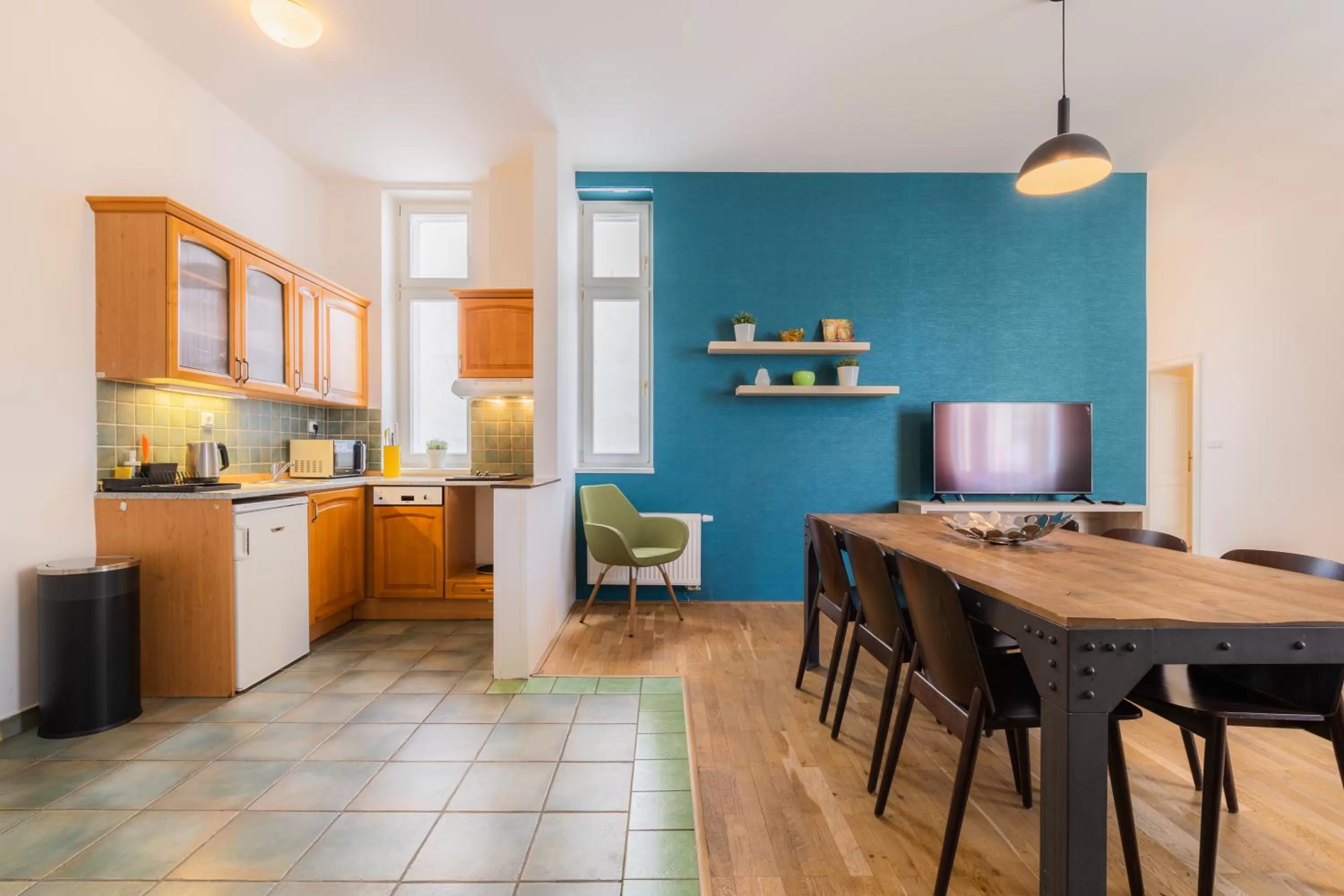 Dining area in EA ApartHotel Melantrich