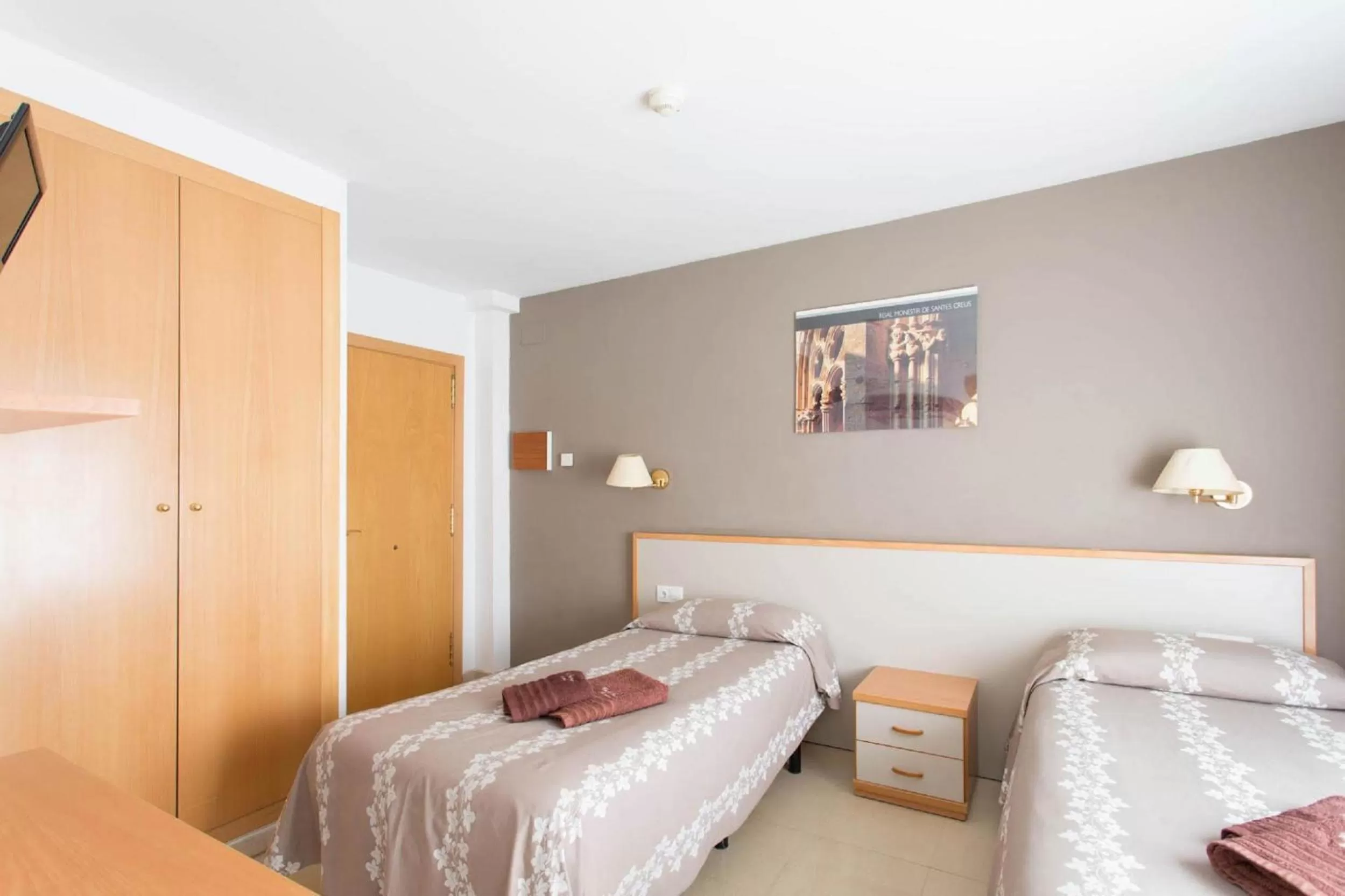 Bed in Hotel Cosmos Tarragona