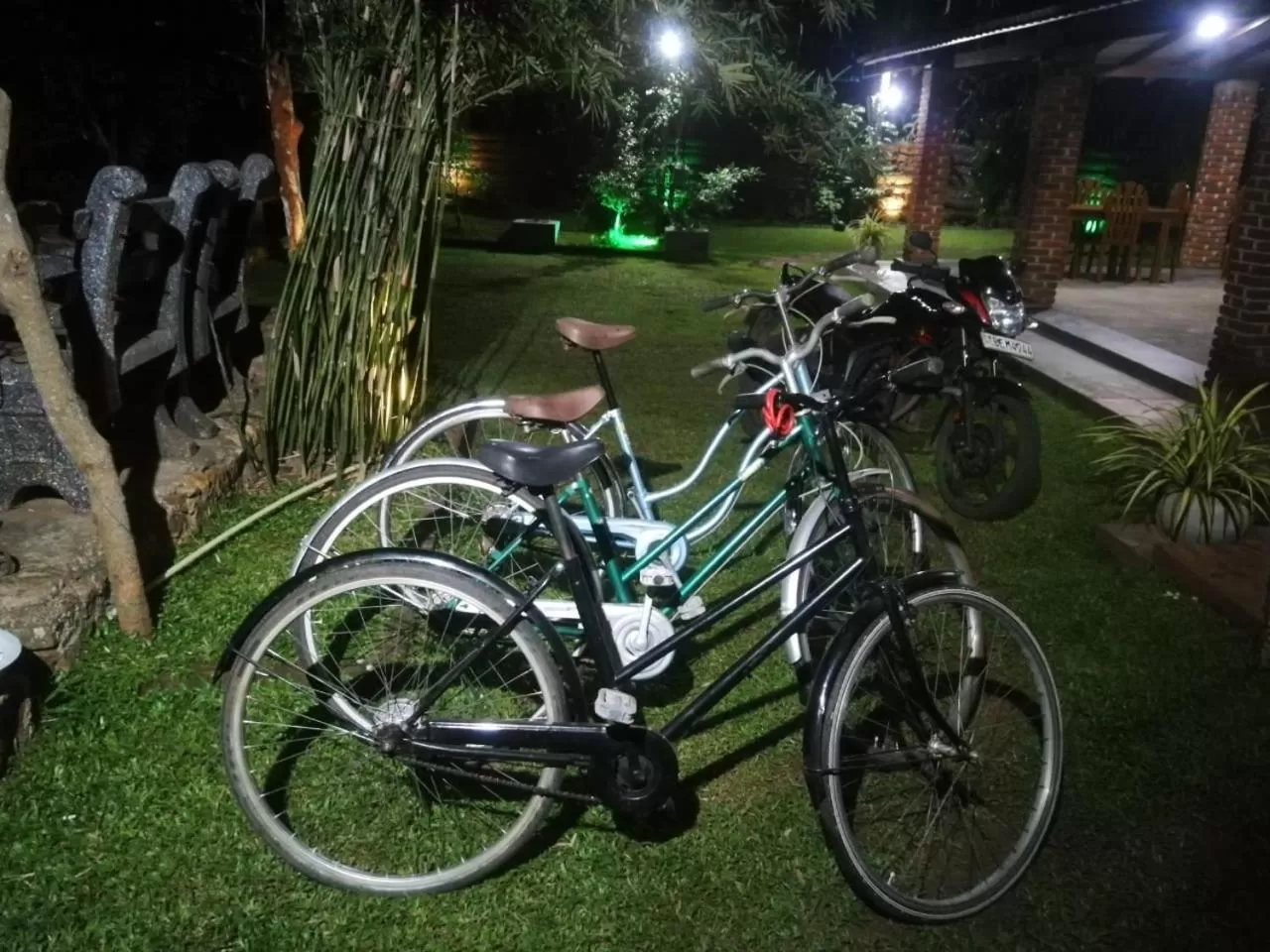 Biking in Green Cottage