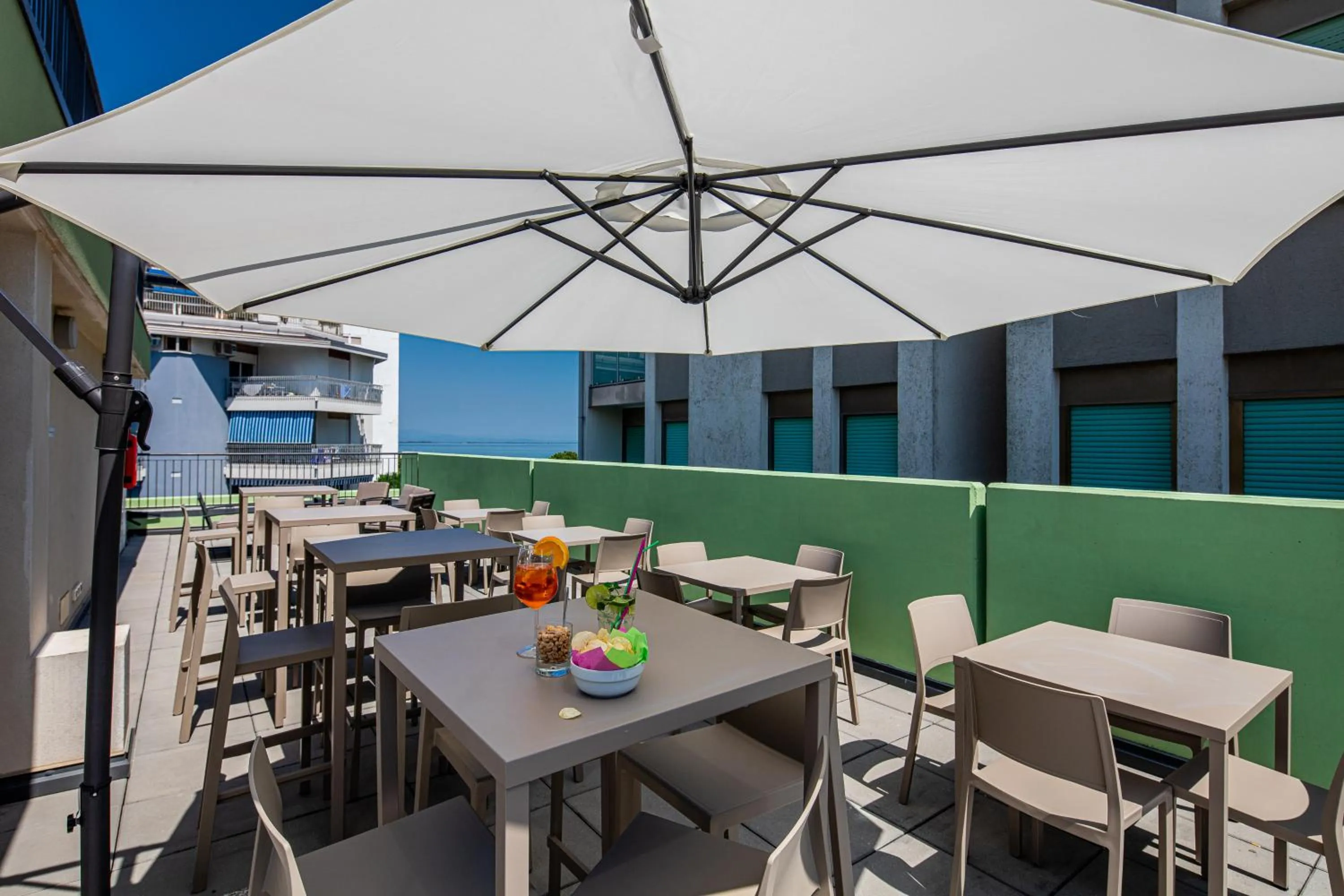 Balcony/Terrace in Hotel Trieste Mare
