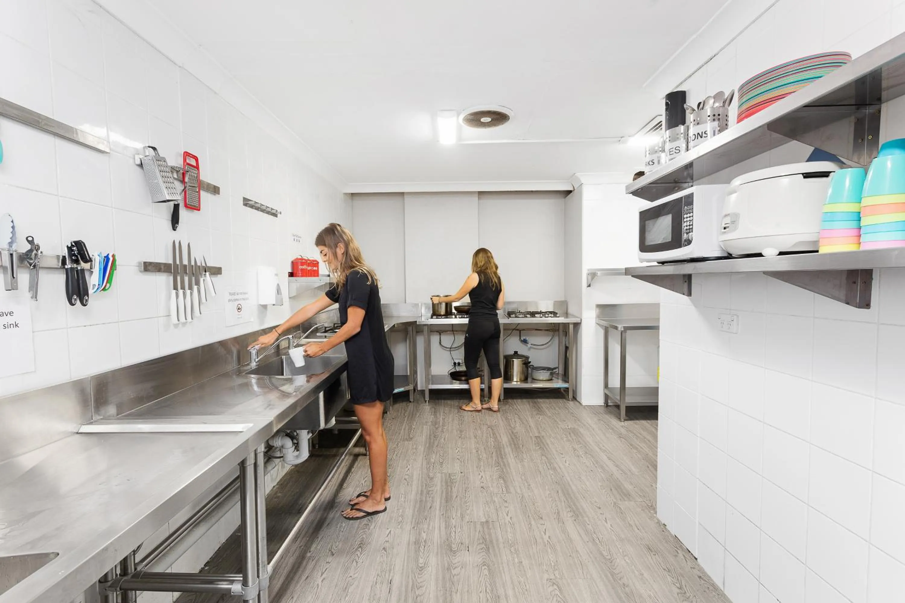Communal kitchen in Summer House Sydney City