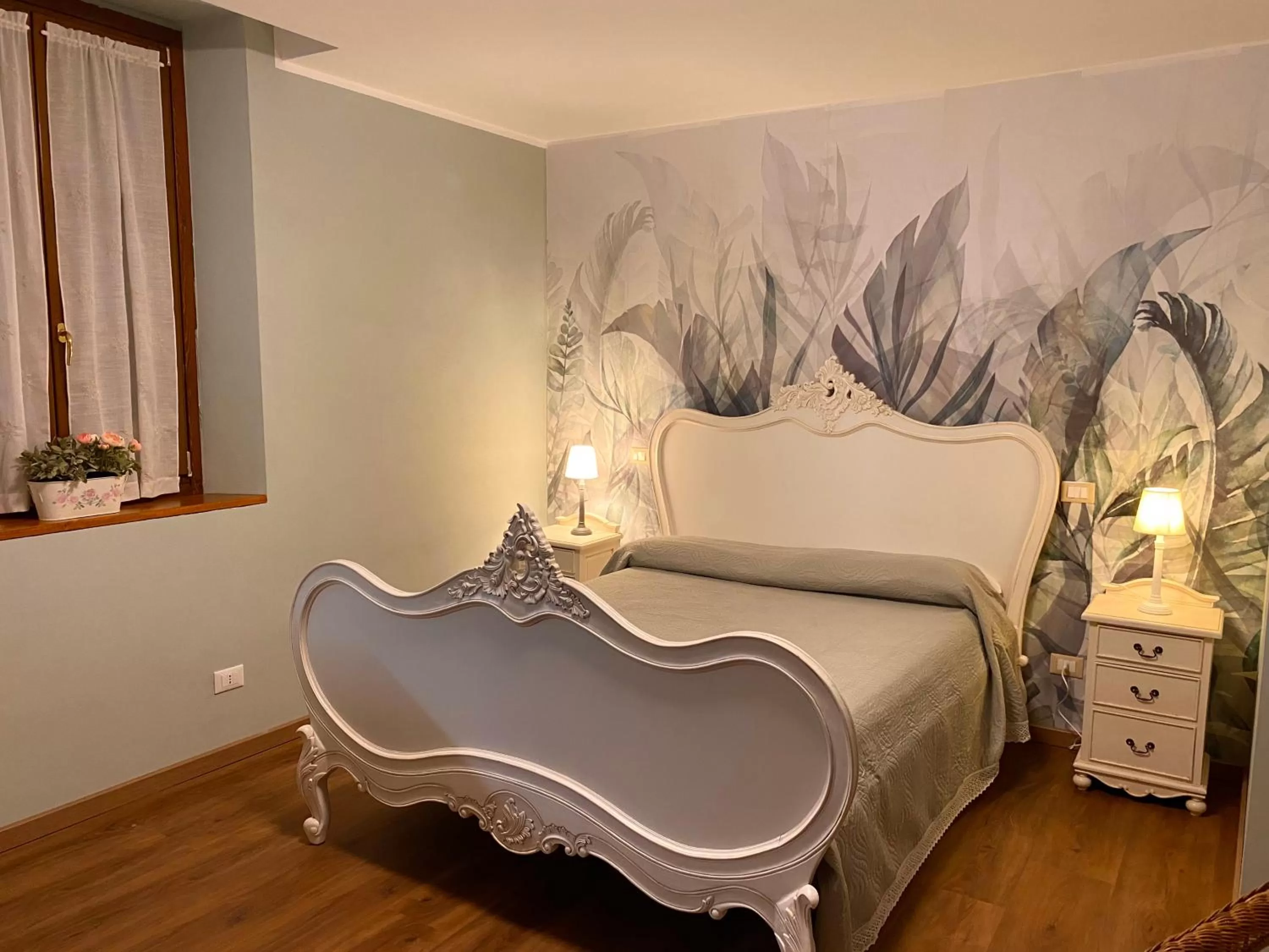 Bed in La Casa Di Campagna Sul Garda