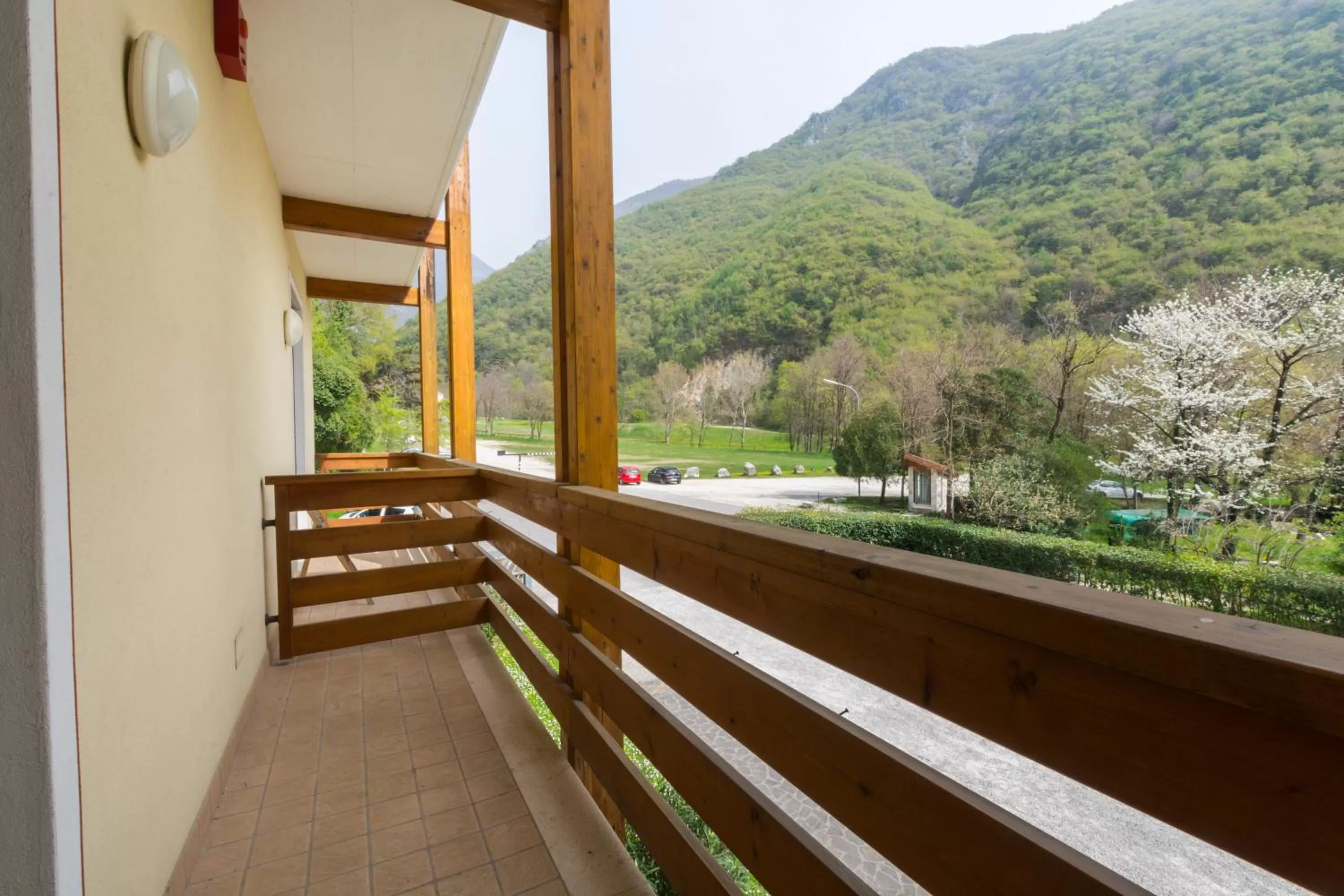 Balcony/Terrace in Albergo Dalla Mena
