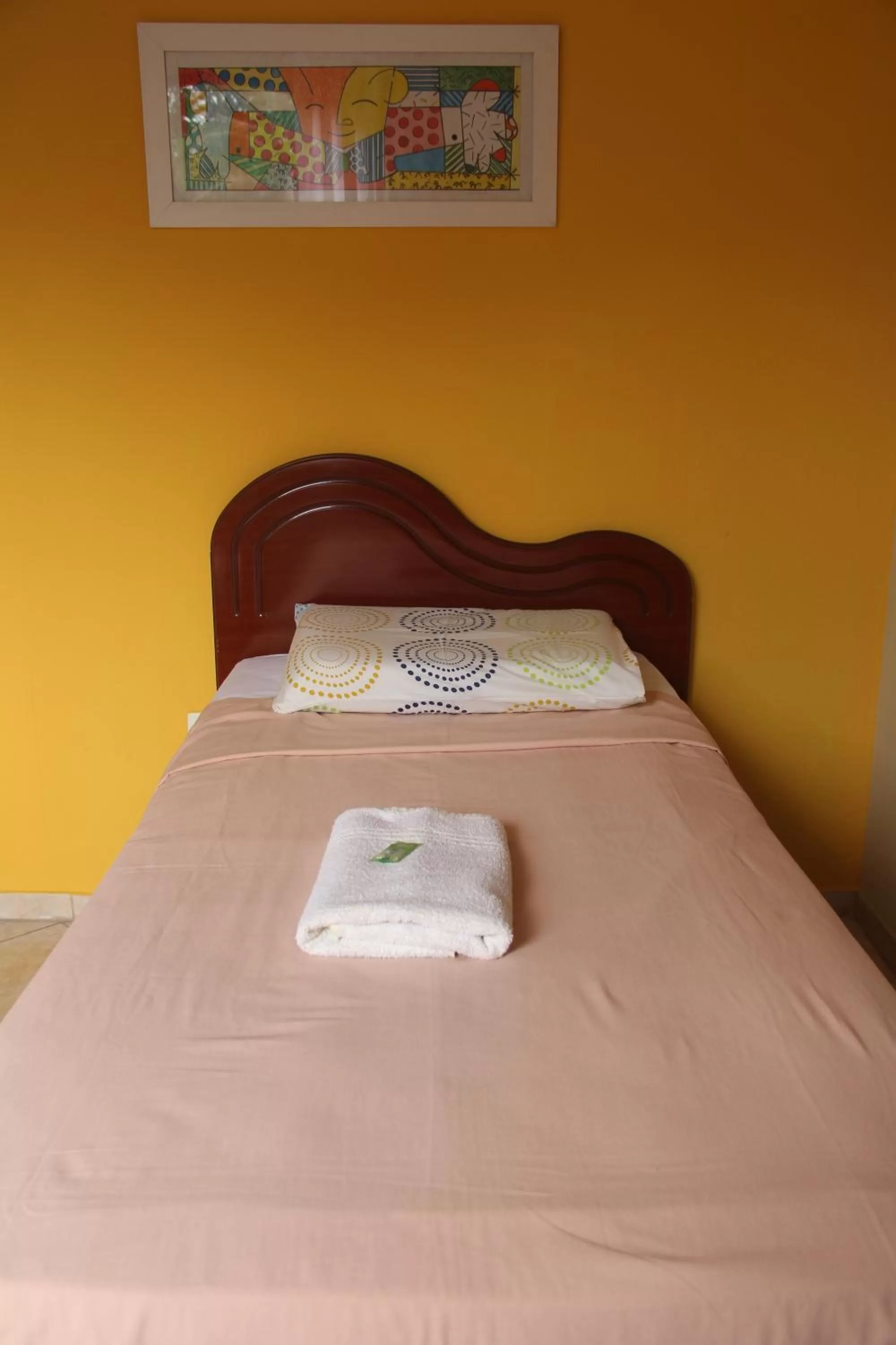 Bed in Pousada da Rose Paraty