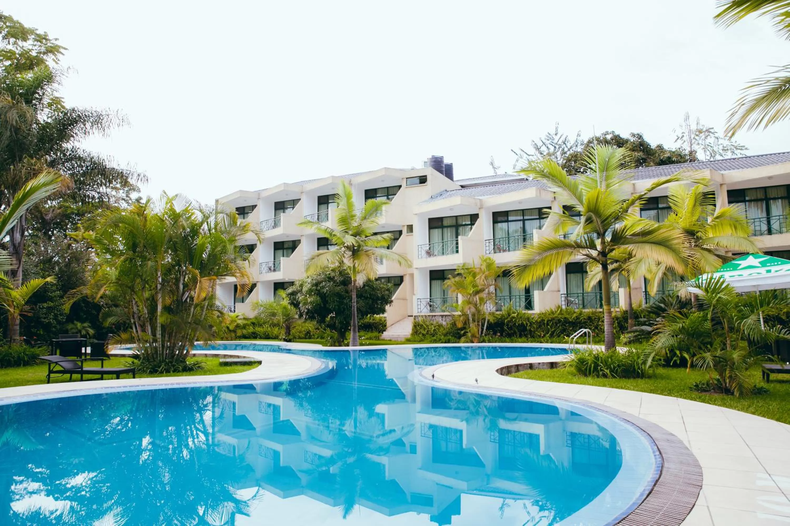 Swimming pool in Gorillas Lake Kivu Hotel