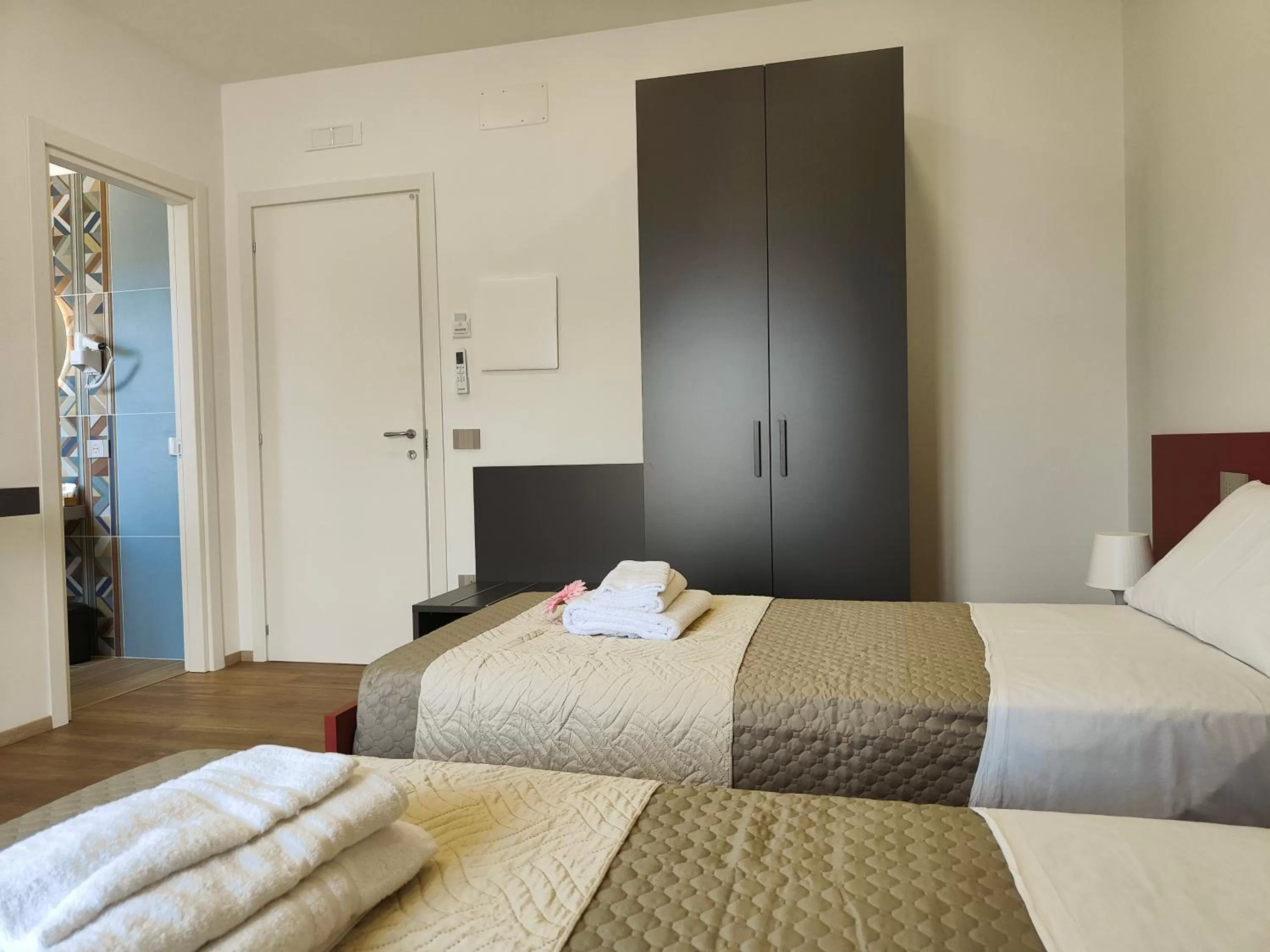 Bed in Pompeya Bed and Breakfast