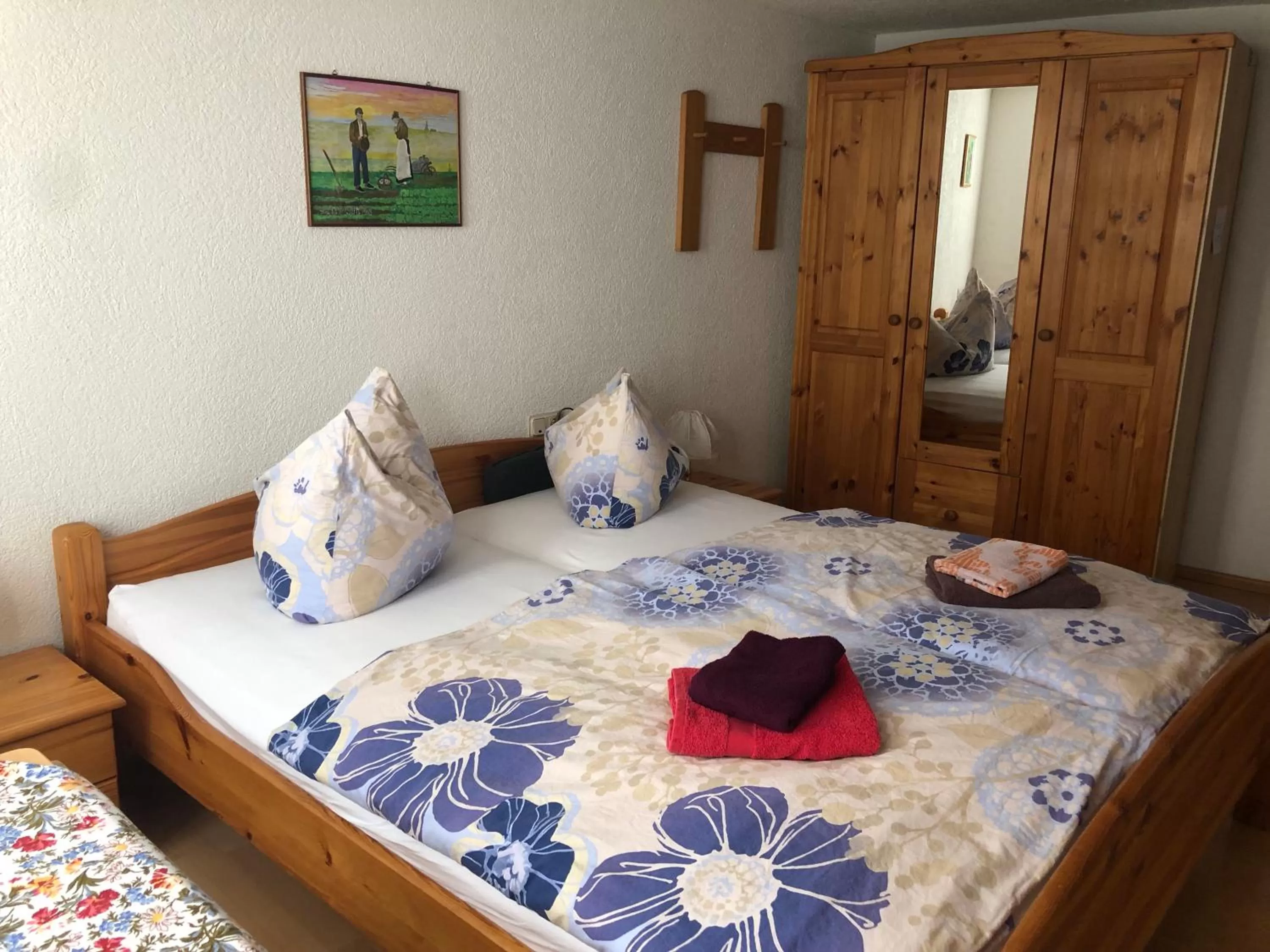 Bed in Gasthaus Zur Weintraube