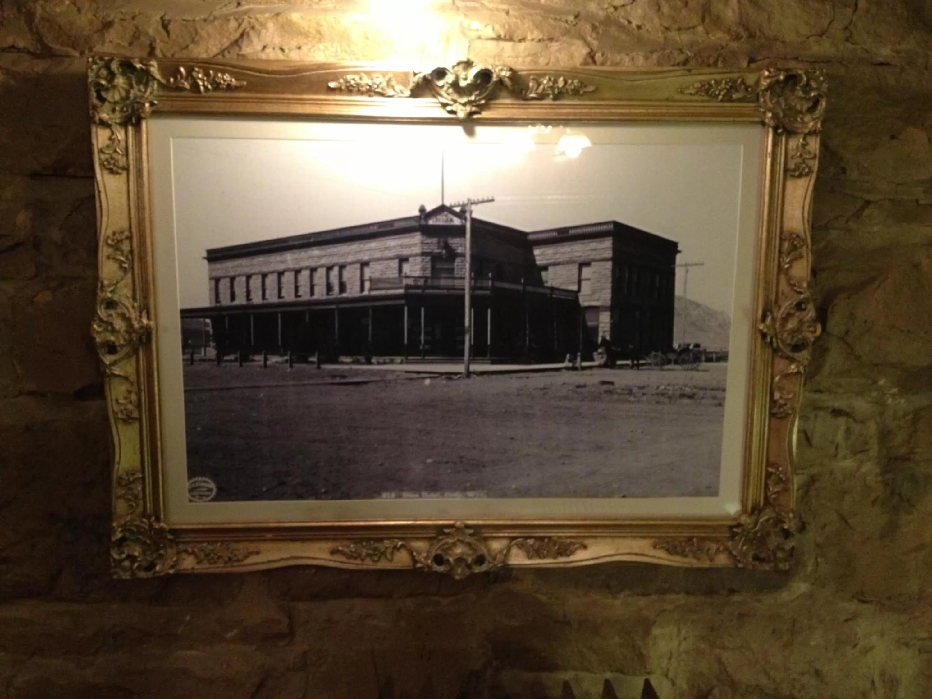 Decorative detail in Irma Hotel