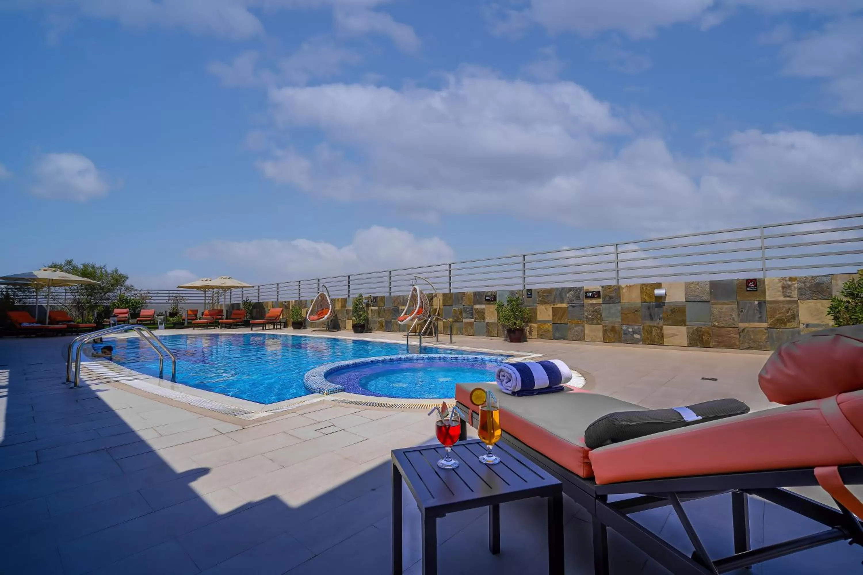 Swimming pool in Icon Delux Hotel Apartments Al Barsha - Formerly Abidos