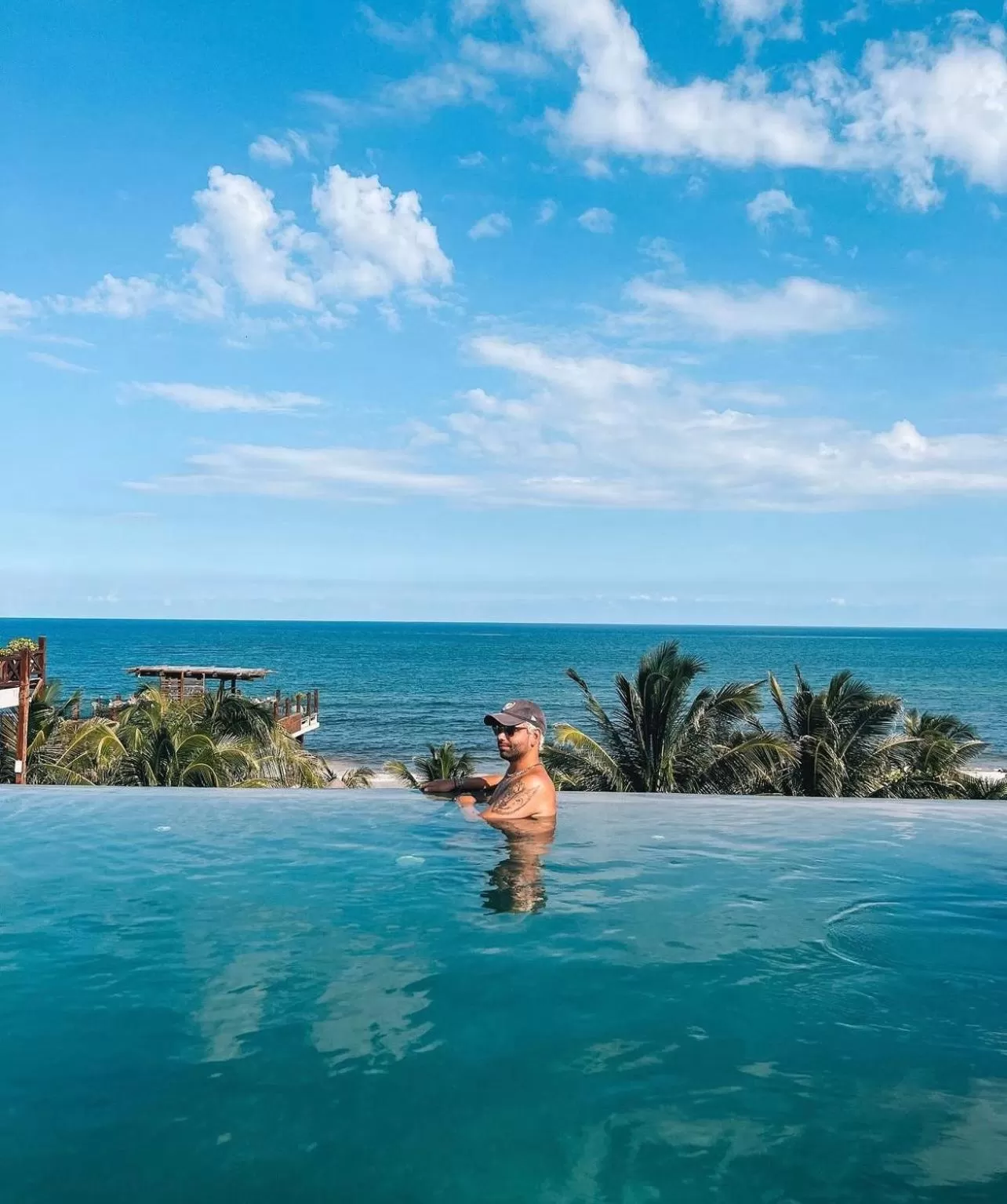 Swimming Pool in Hotelito Azul
