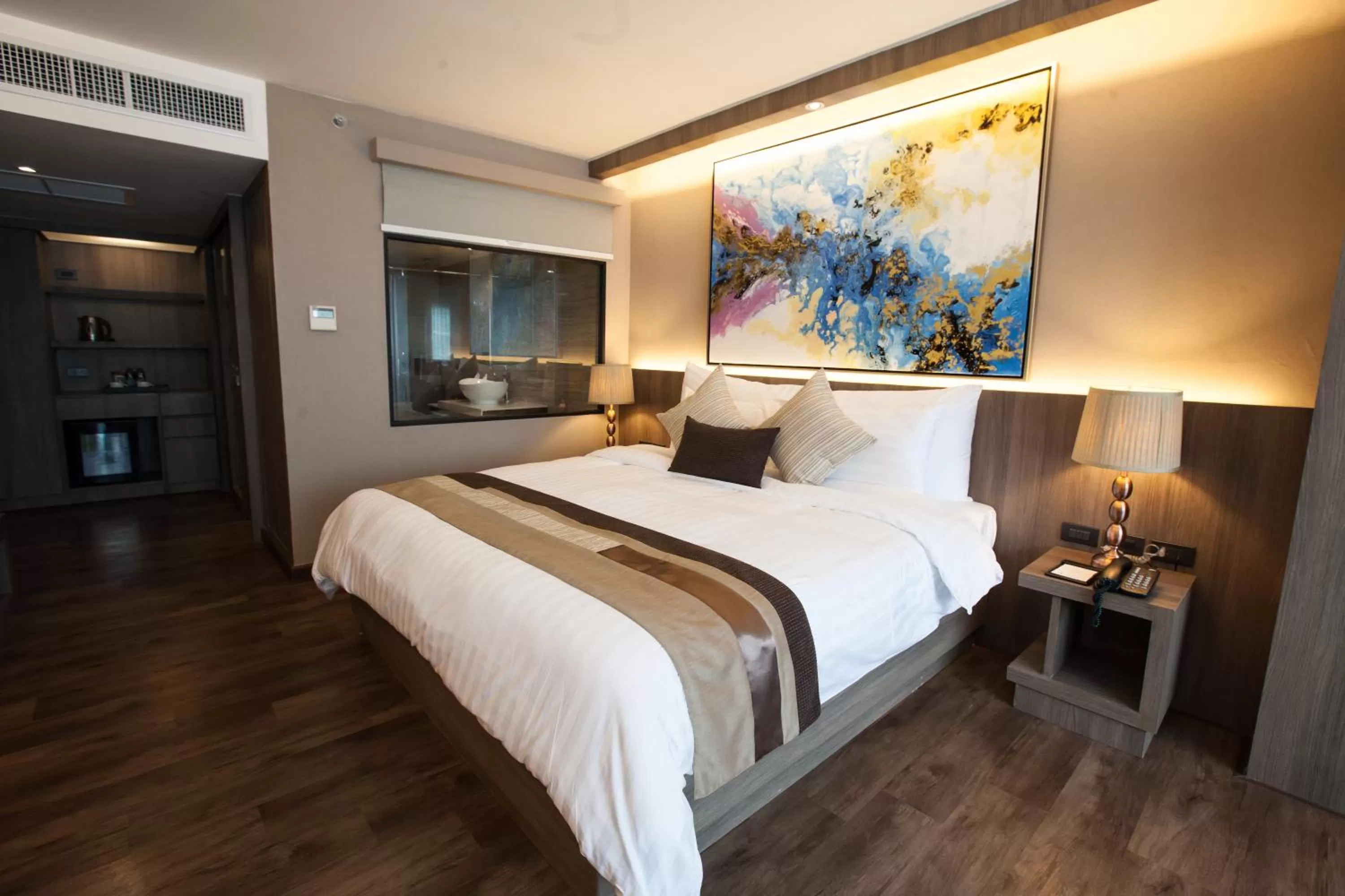 Bedroom, Bed in Arte Hotel - SHA Extra Plus