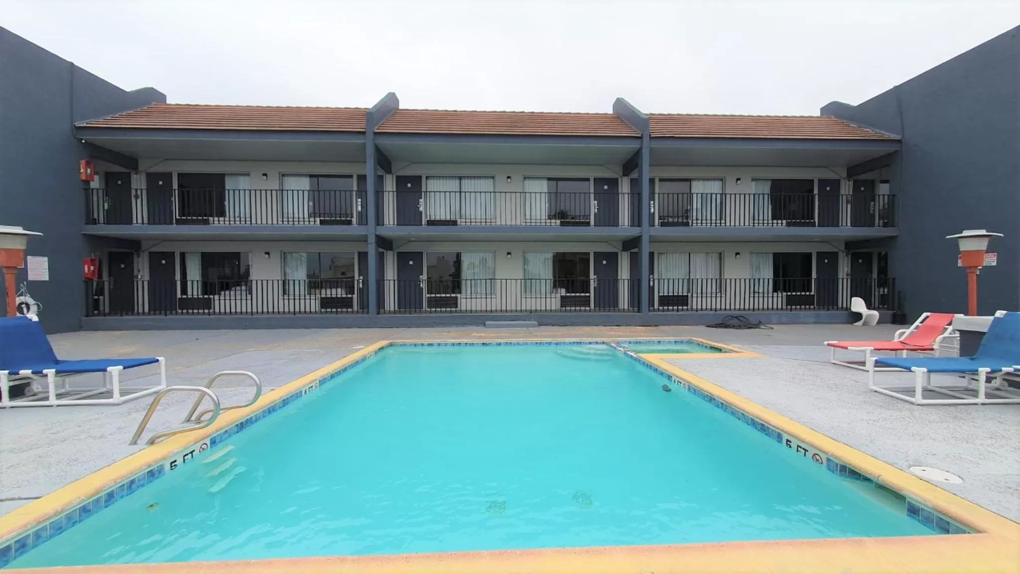 Swimming pool in South Padre Island Lodge