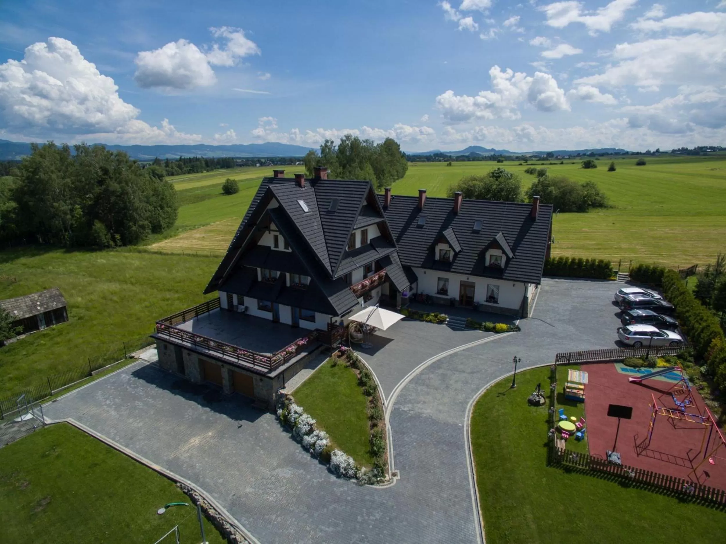 Bird's eye view, Bird's-eye View in Villa Kasper