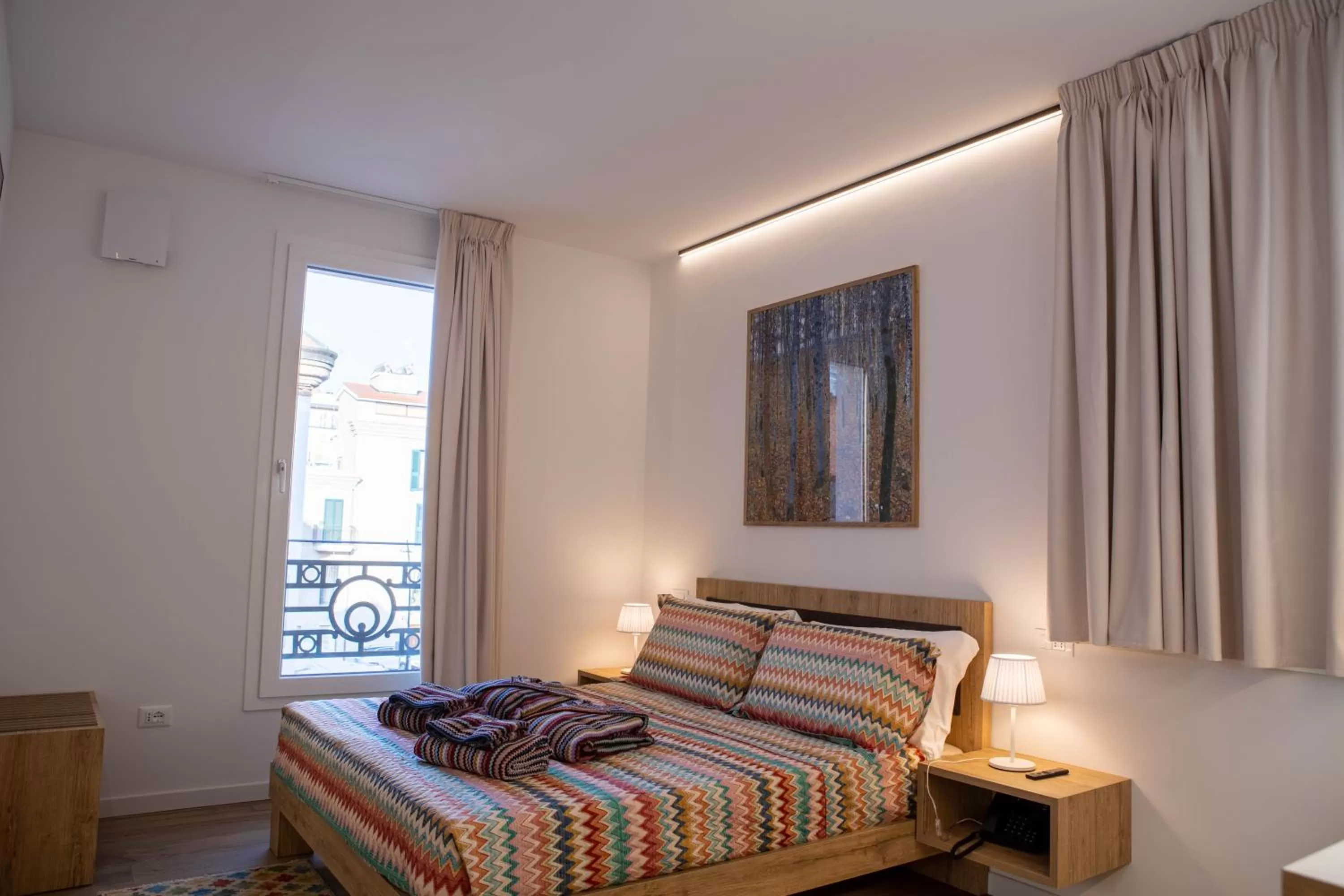 Bedroom, Bed in Vespasiani Suites