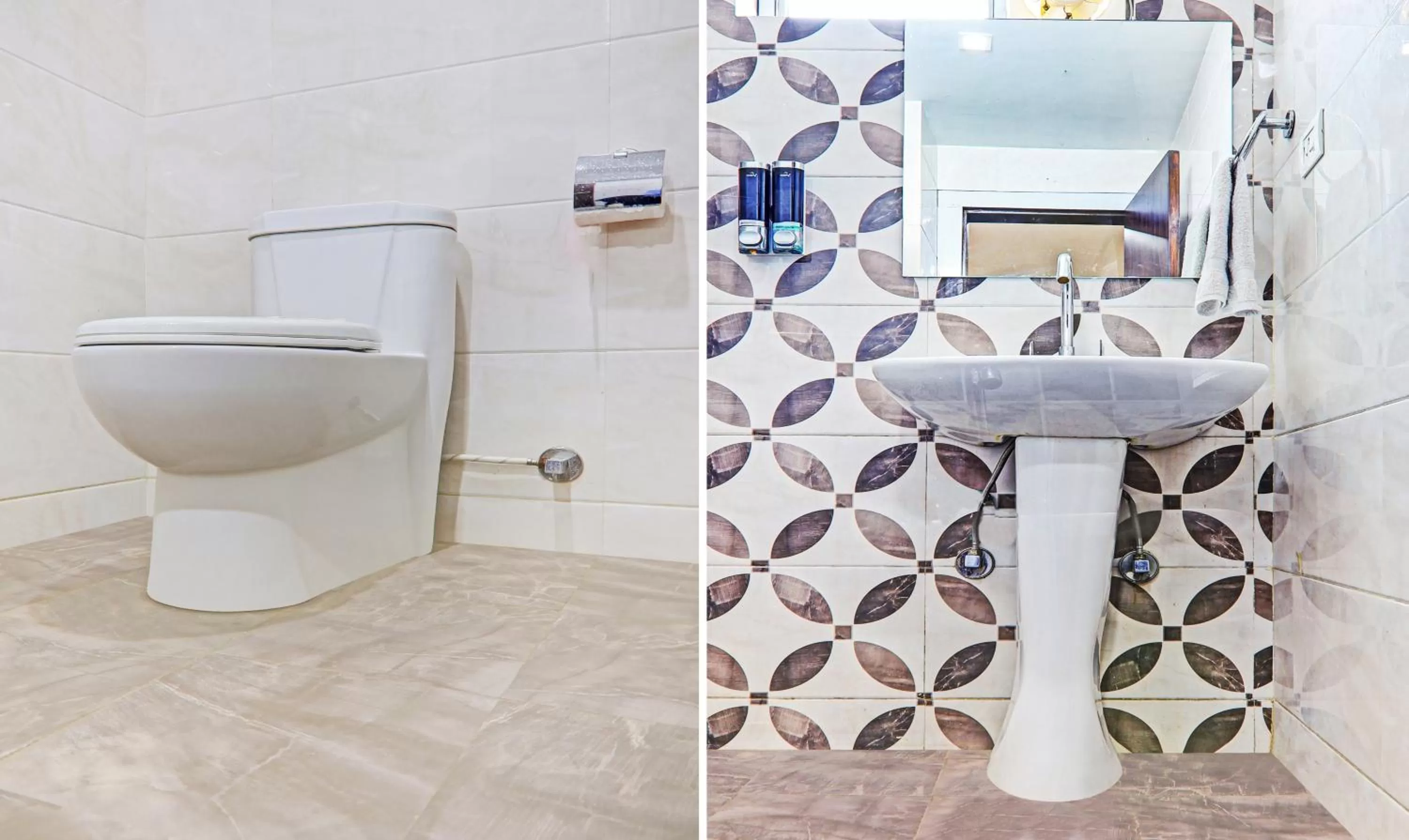 Bathroom in Treebo Raj Inn Lalpur