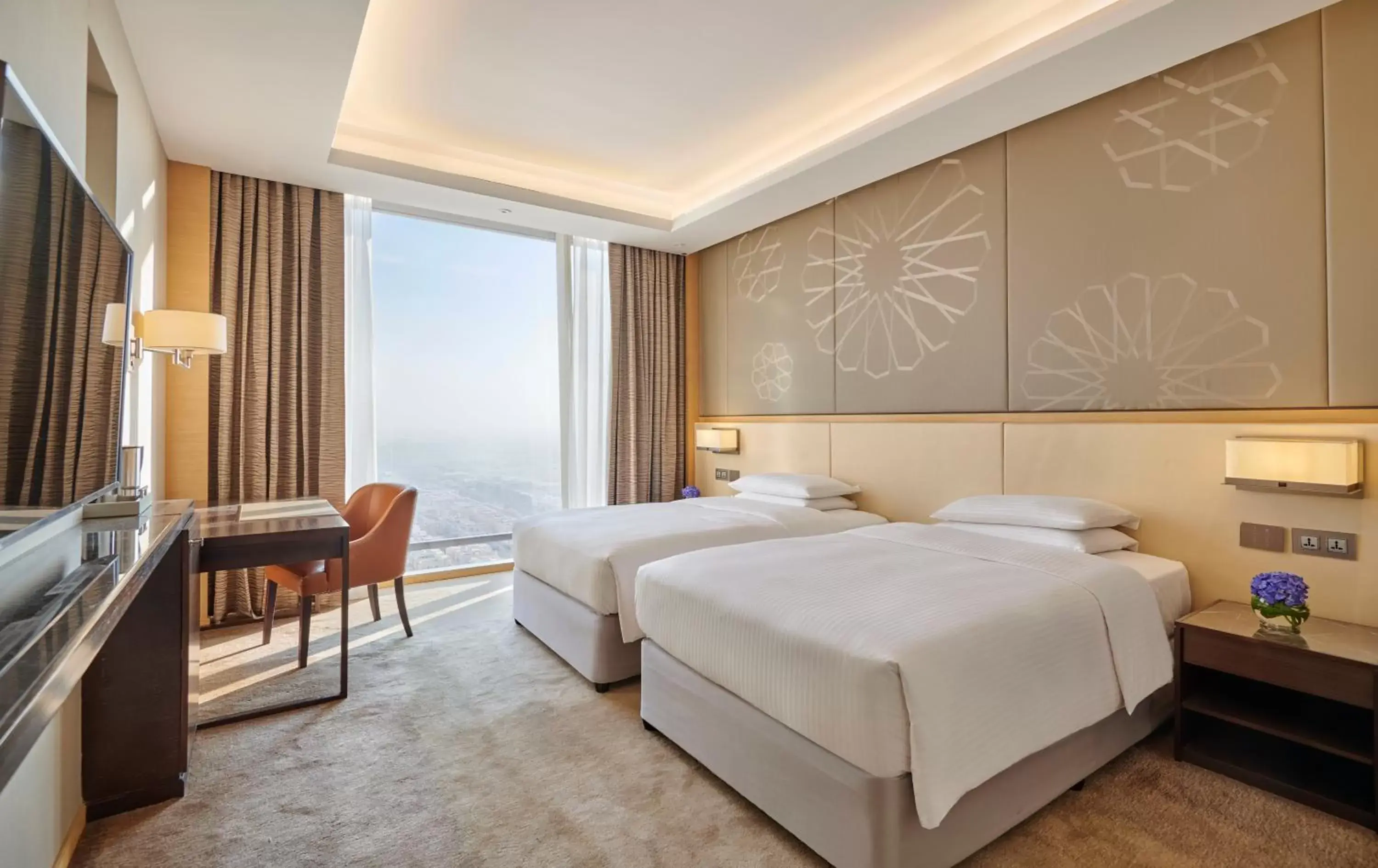 Twin Room - High Floor in Hyatt Regency Riyadh Olaya Twin Room - High Floor in Hyatt Regency Riyadh Olaya