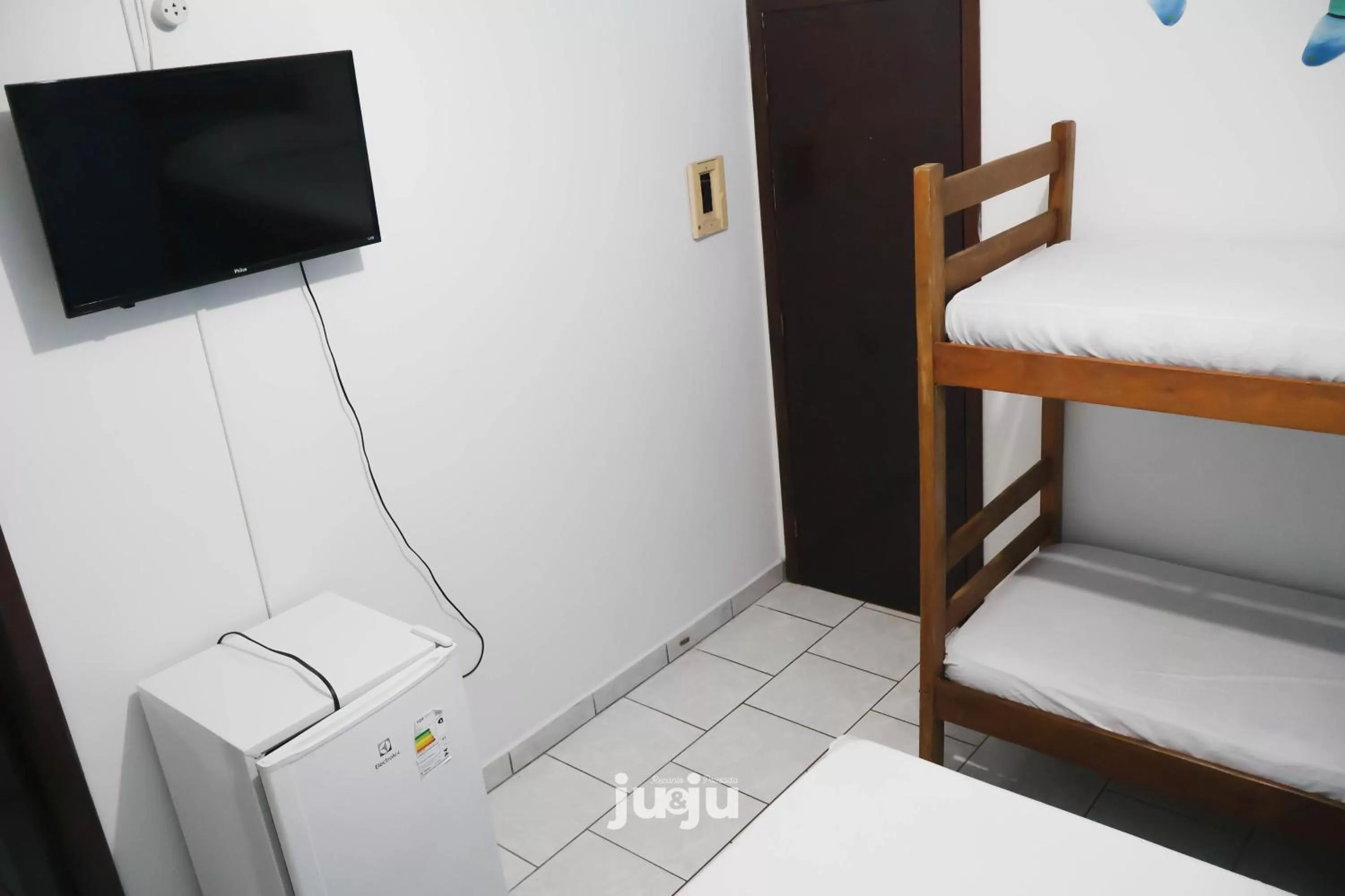 Bed in Pousada Ju&Ju à 400 mts DA PRAIA