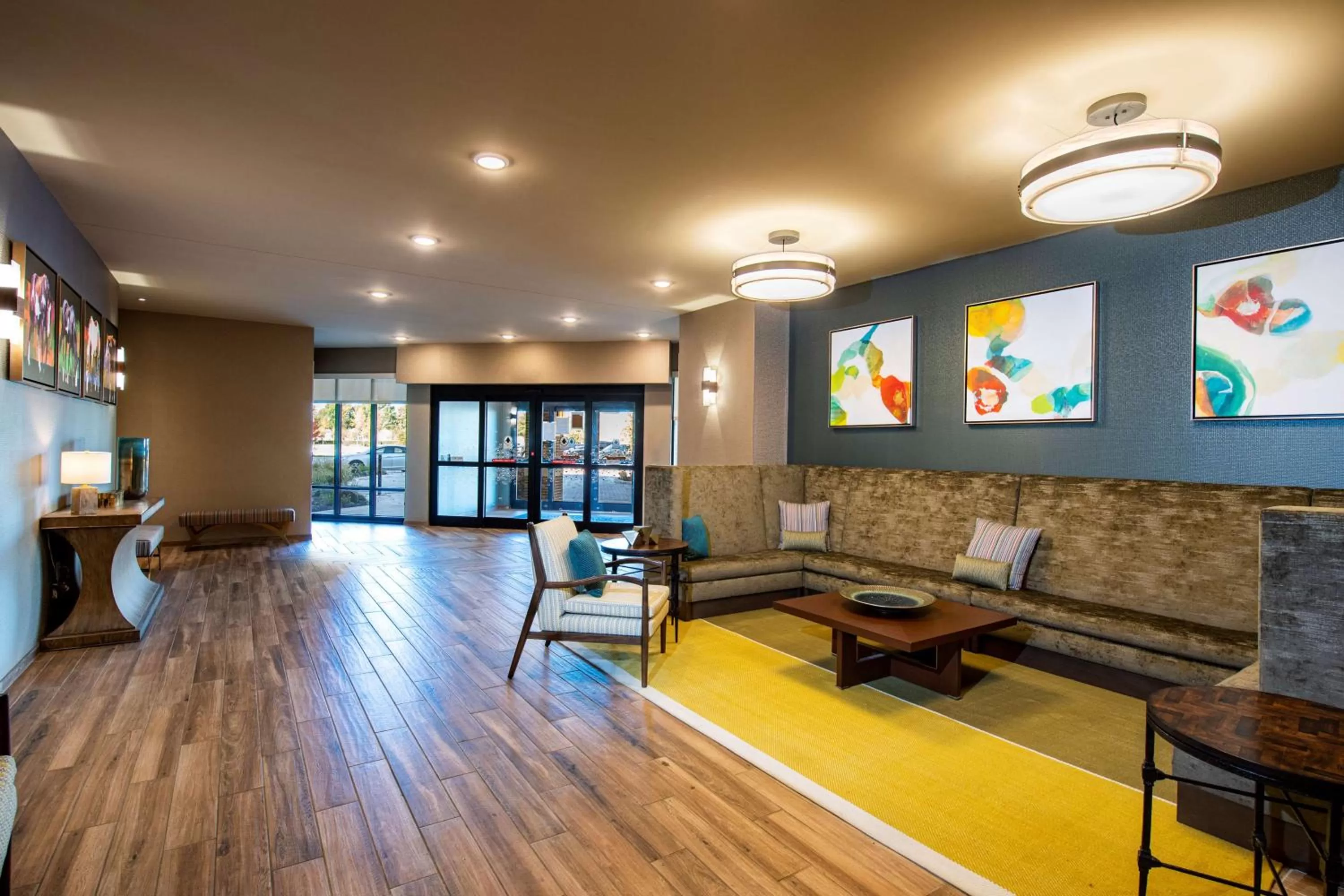Lobby or reception in Hampton Inn & Suites Keller Town Center