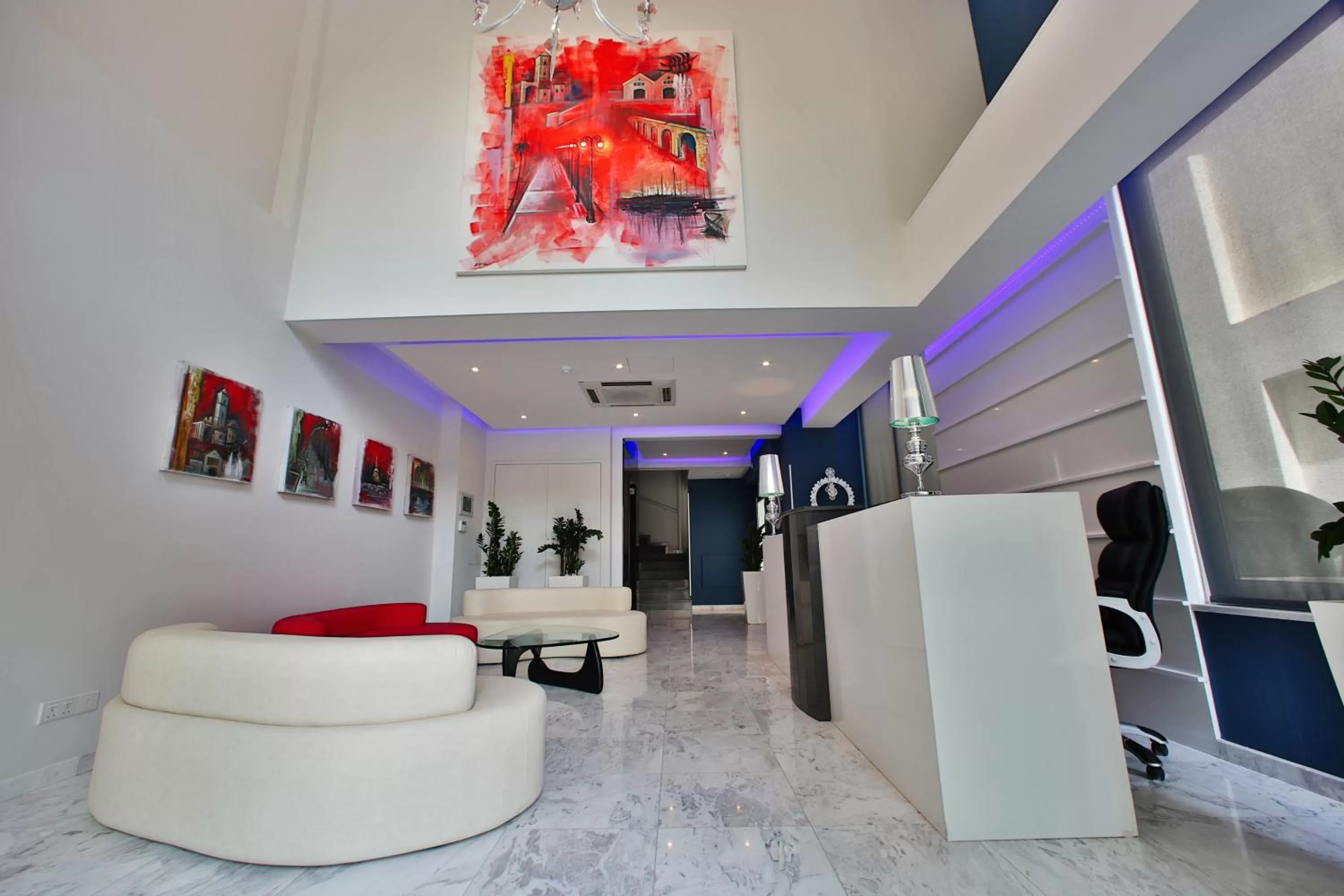 Lobby or reception in The Josephine Boutique Hotel