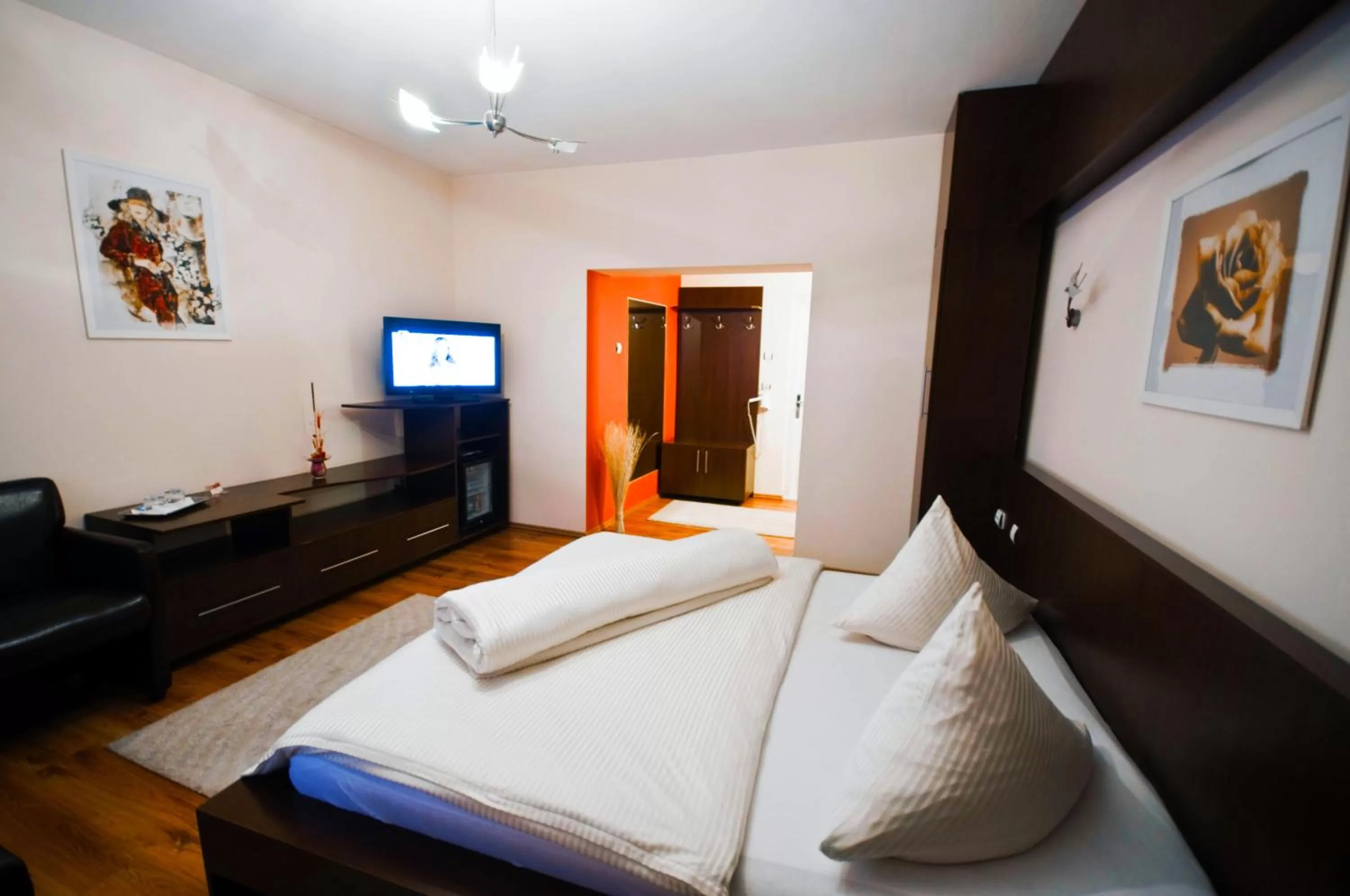 Decorative detail, TV/Entertainment Center in Hotel Sheriff