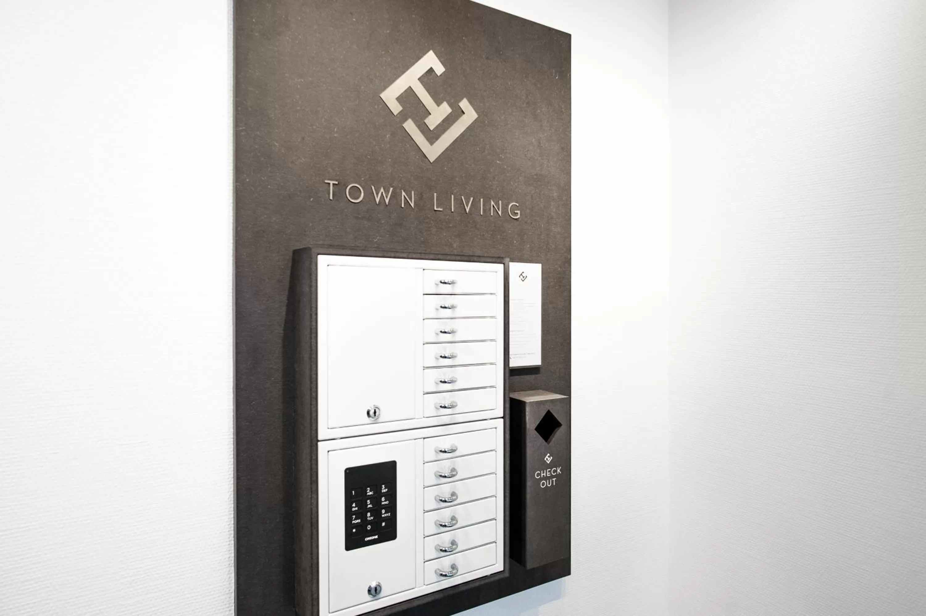 Property logo or sign in Hotel Town Living