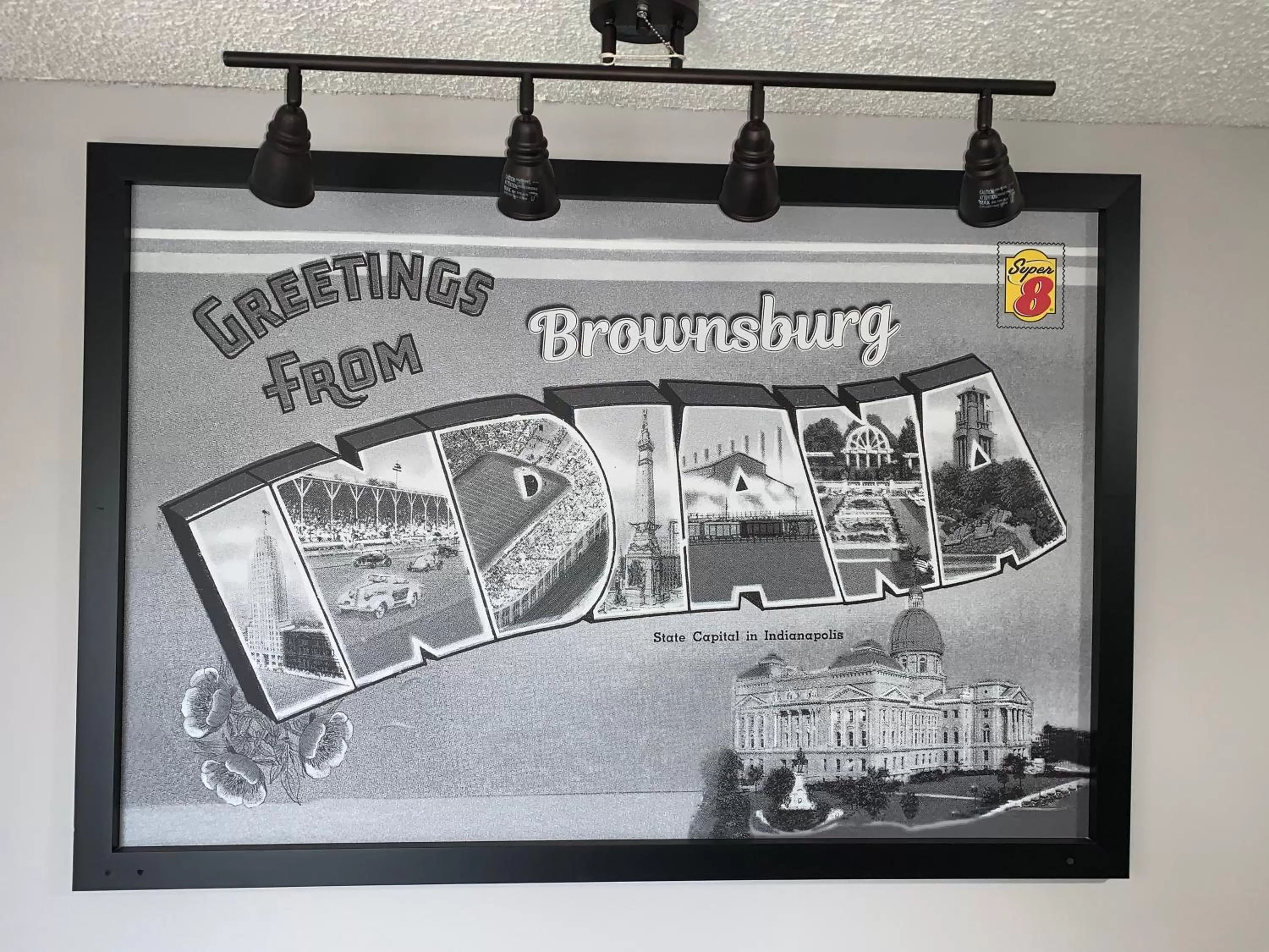 Lobby or reception in Super 8 by Wyndham Brownsburg