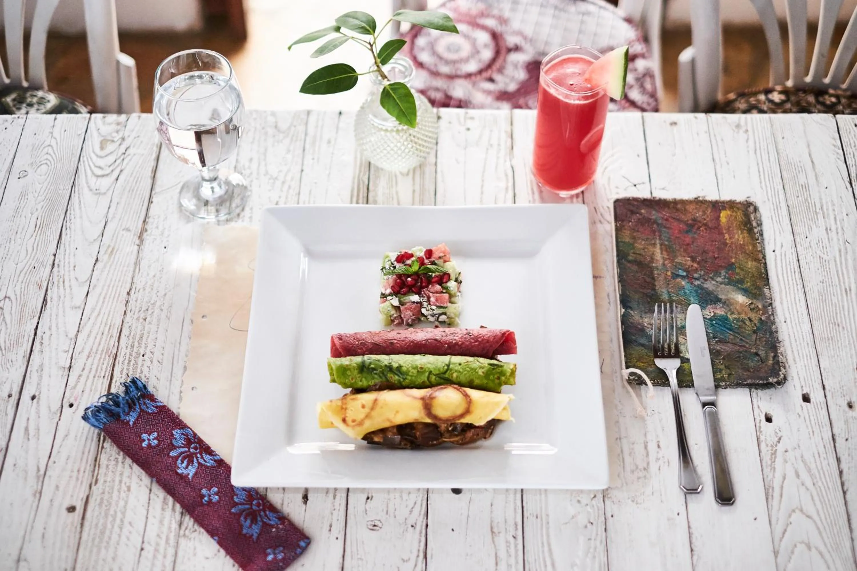 Meals in XVA Art Hotel